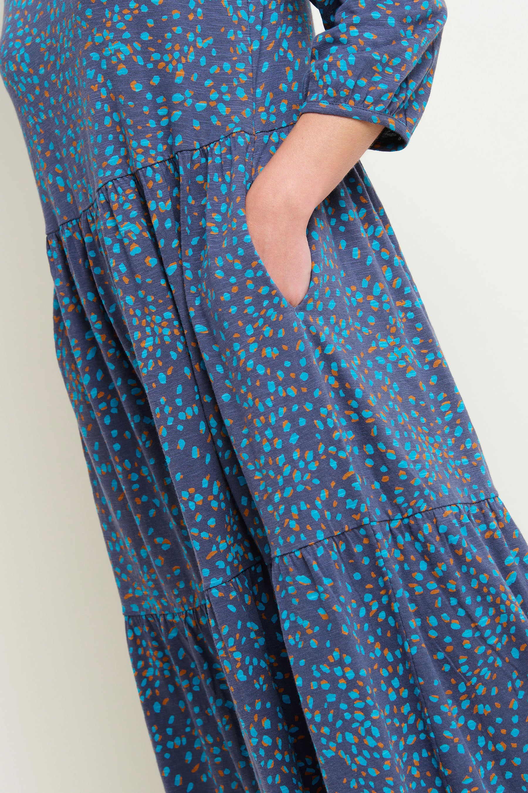 Abstract Spot Maxi Dress - Image 3