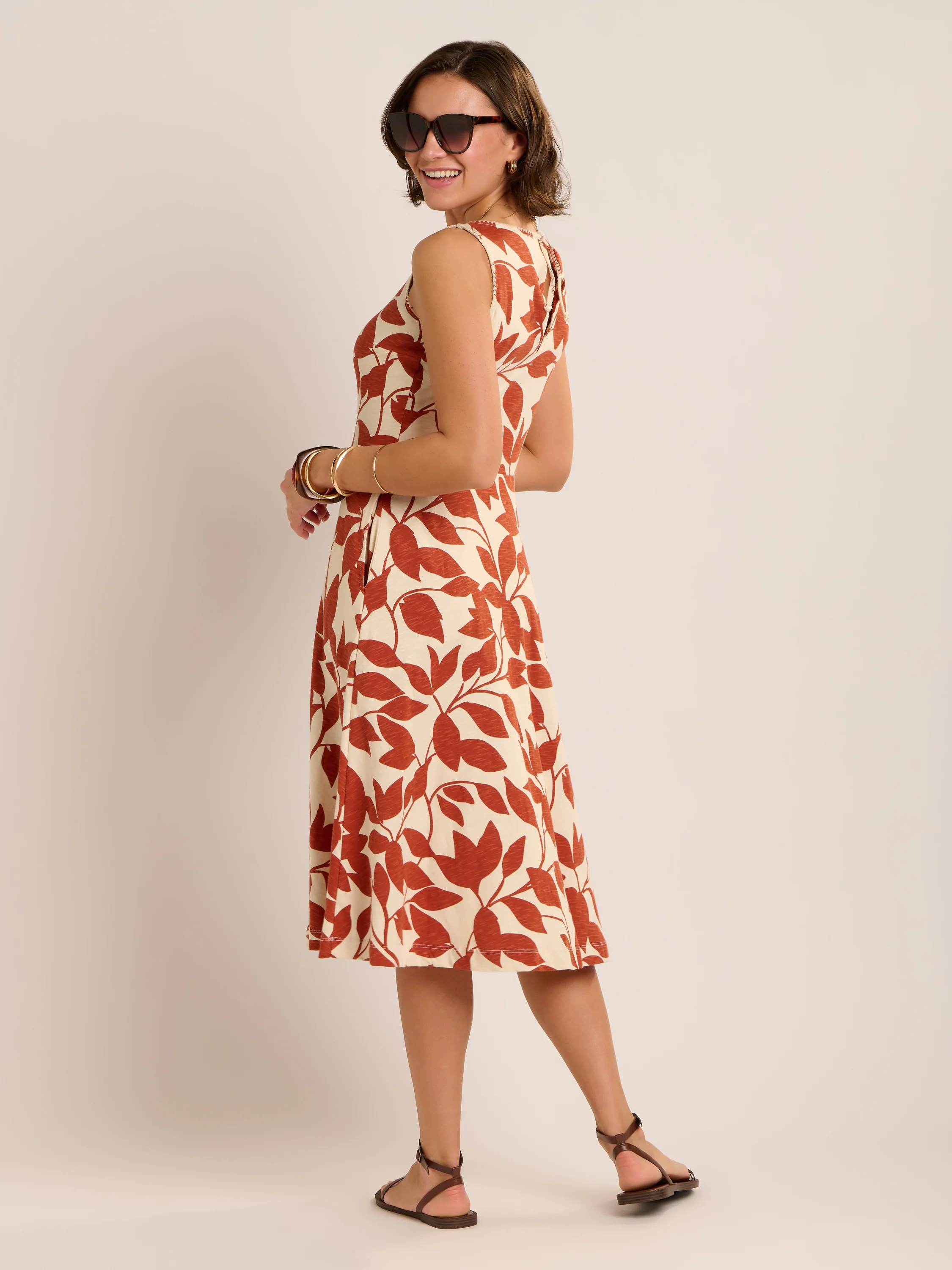 Adla Jersey Midi Dress