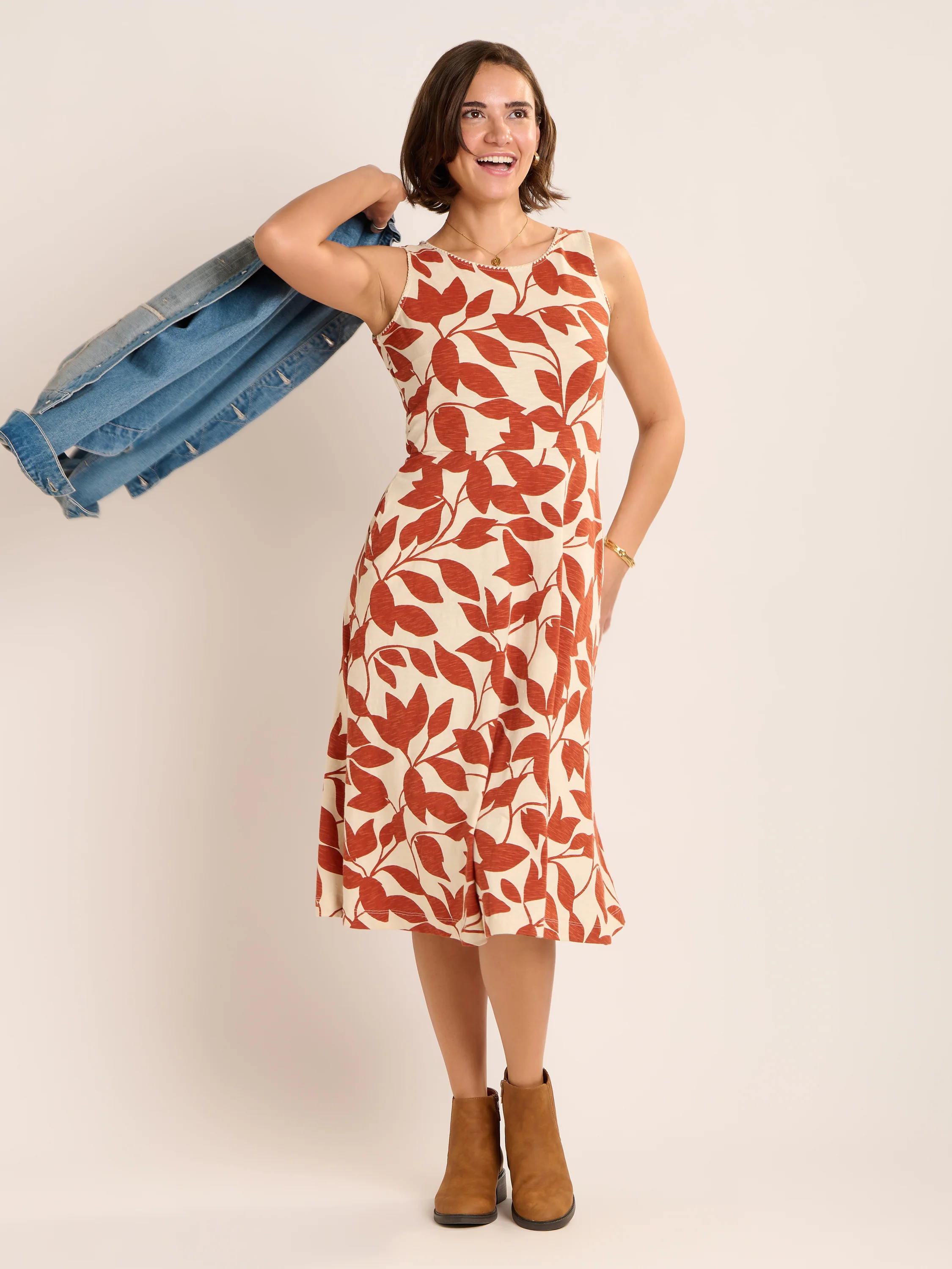 Adla Jersey Midi Dress - Image 6