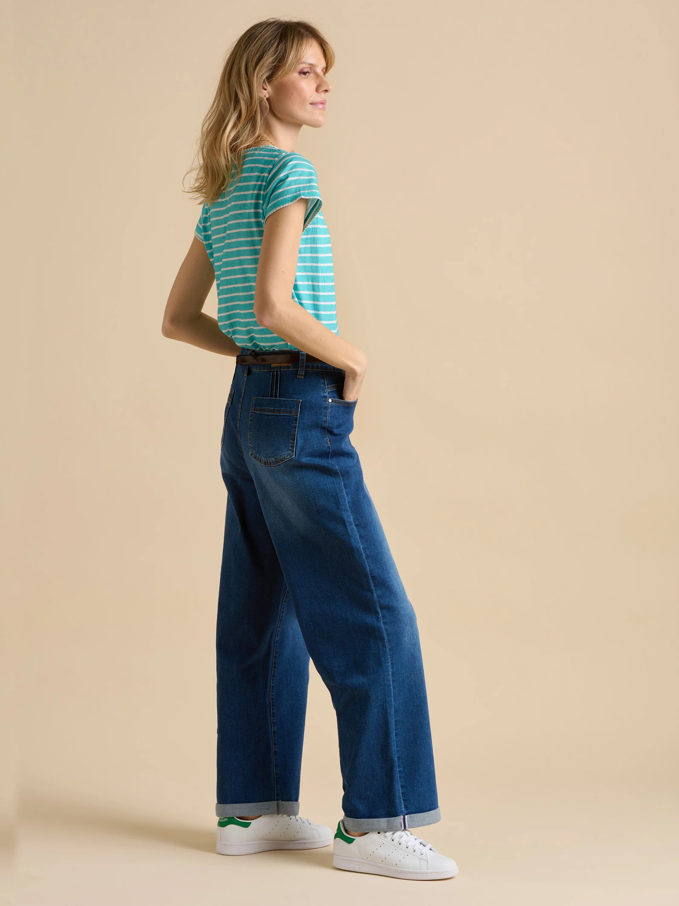 Aqua Stripe TShirt - Image 5