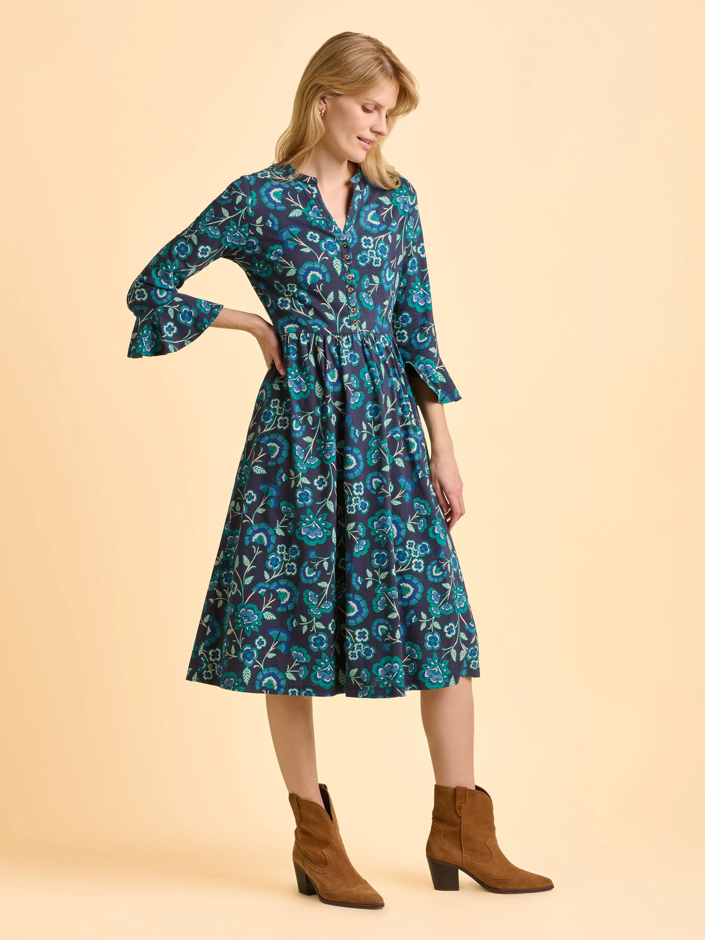 Aspen Jersey Midi Dress - Image 5