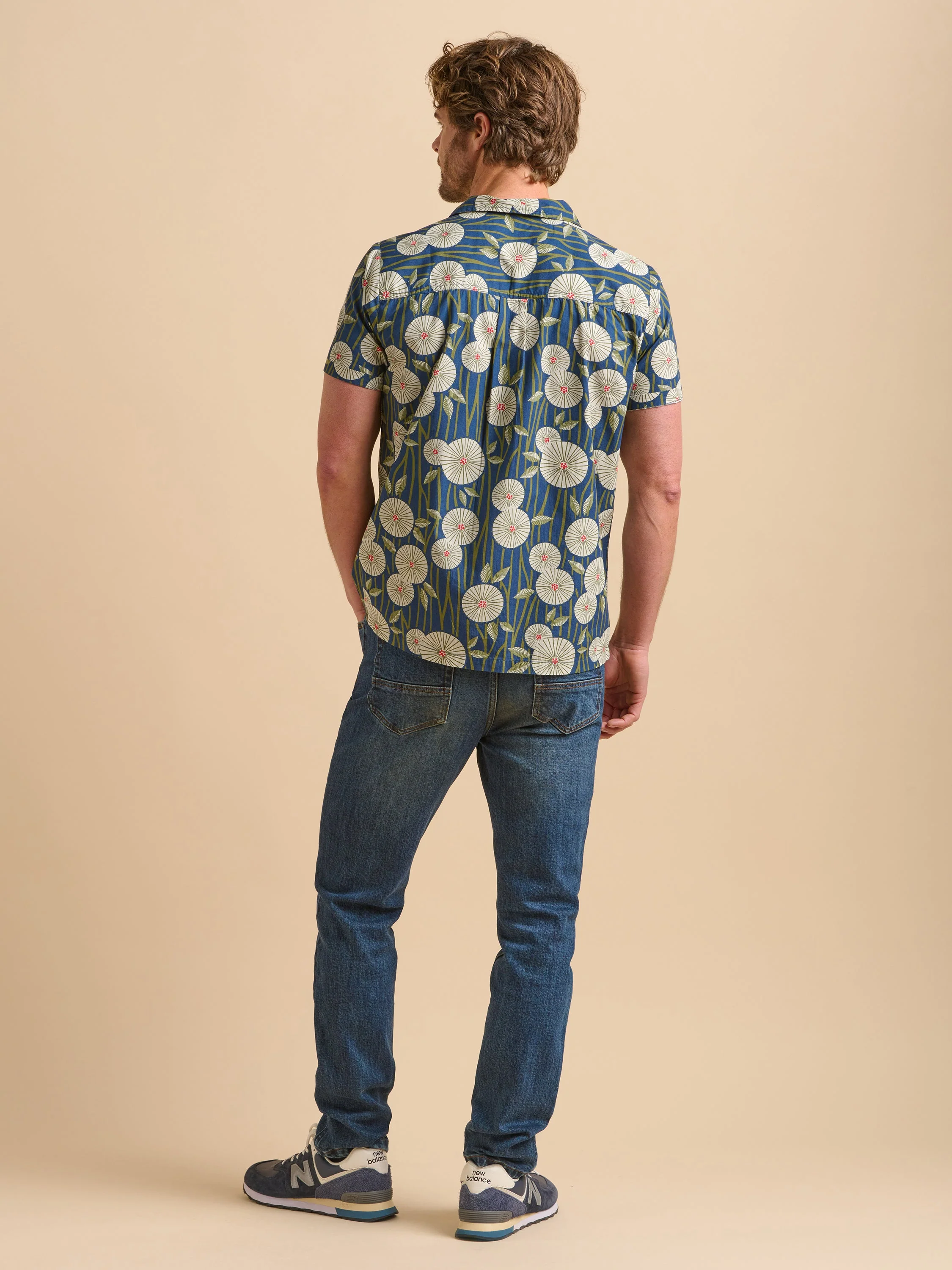 Bamboo Floral Resort Shirt - Image 3