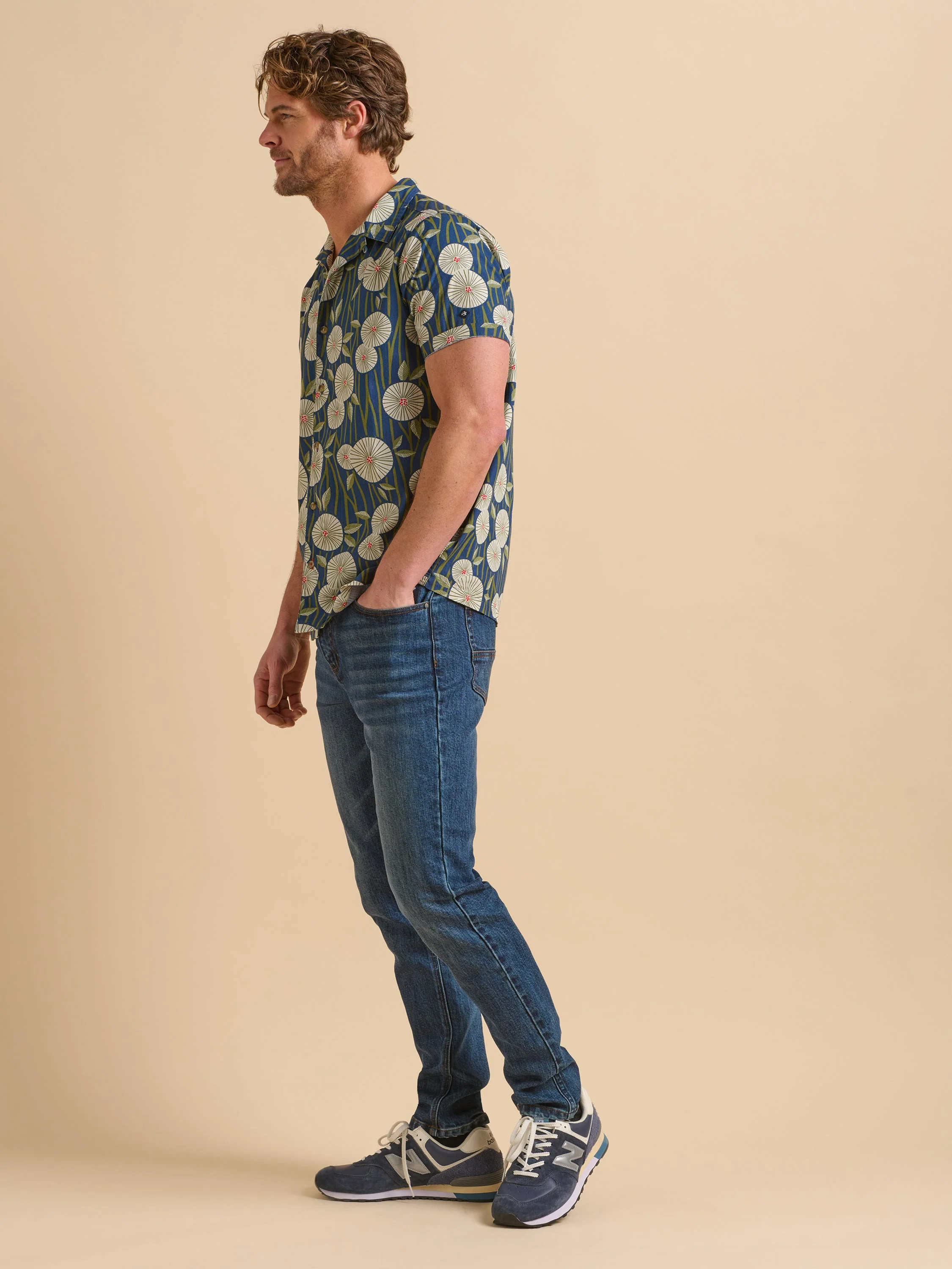 Bamboo Floral Resort Shirt - Image 4