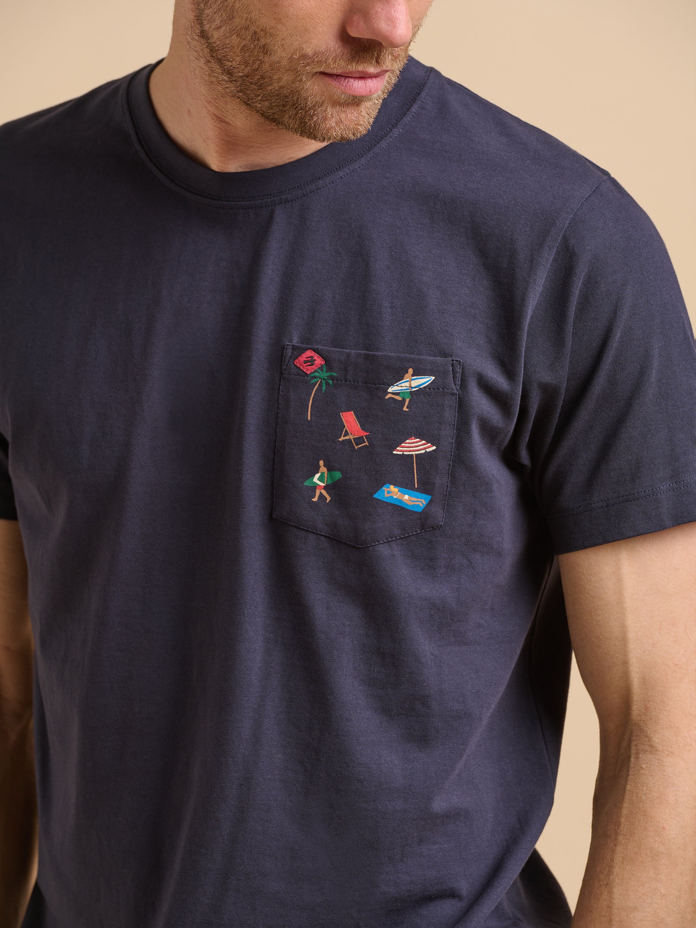 Beach Pocket Tee