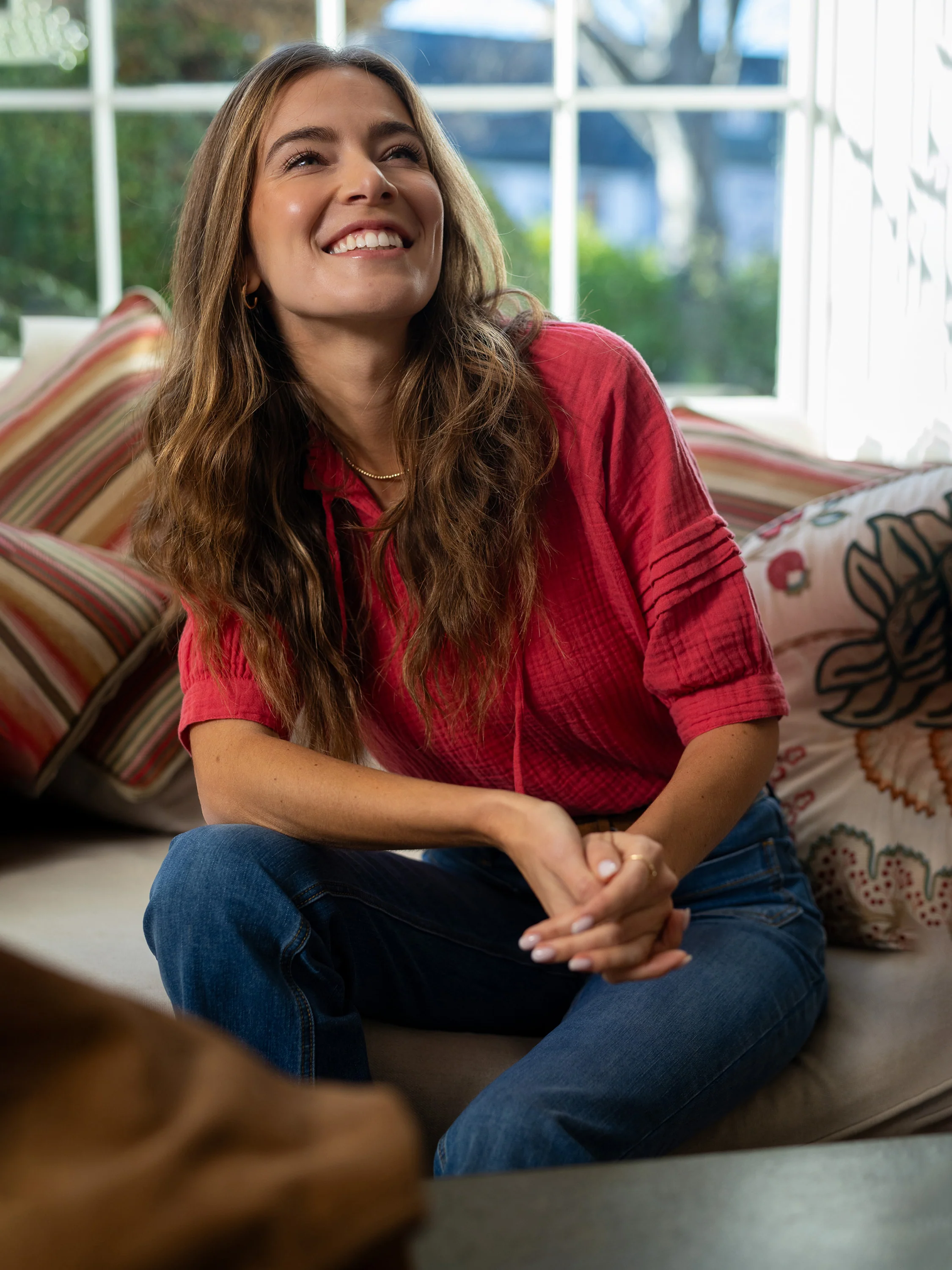 Becky Double Cloth Blouse - Image 3