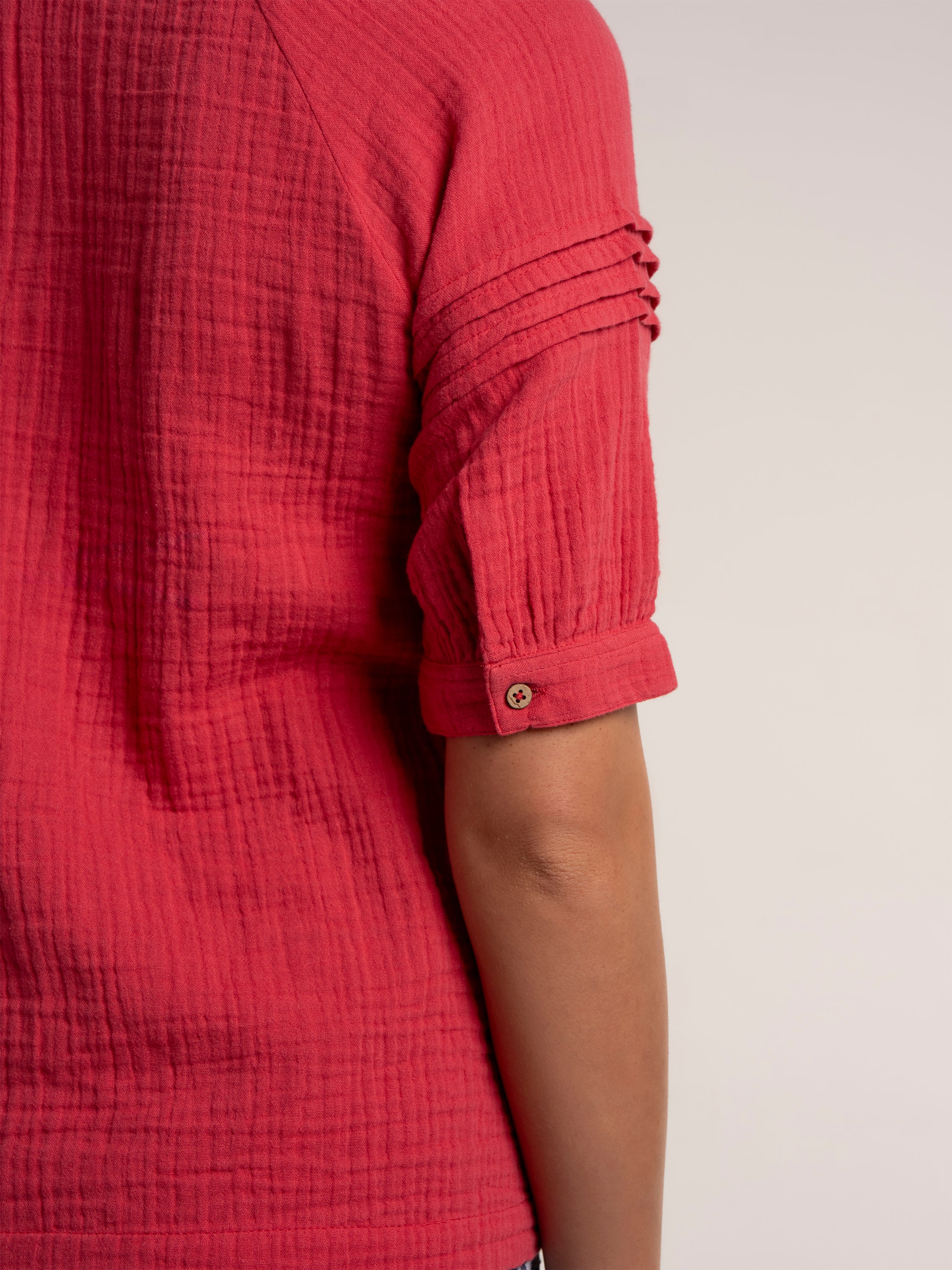 Becky Double Cloth Blouse - Image 6