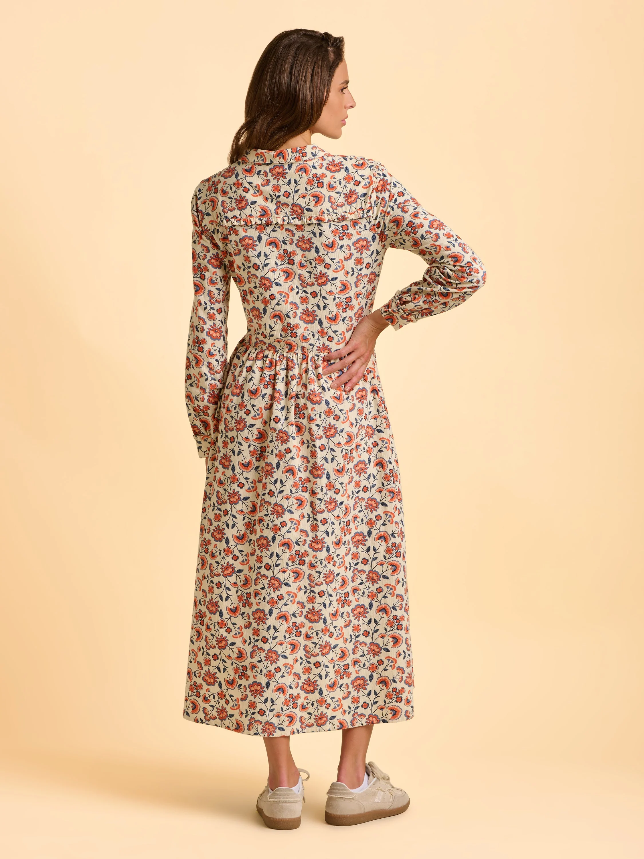 Bella Cord Maxi Dress - Image 4