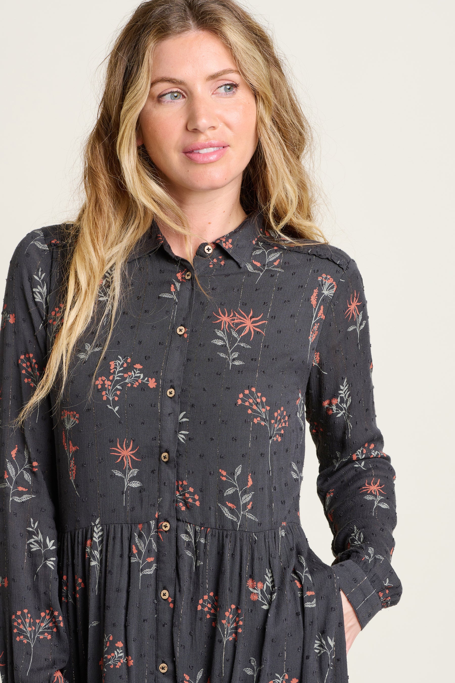 Bella Maxi Shirt Dress - Image 2