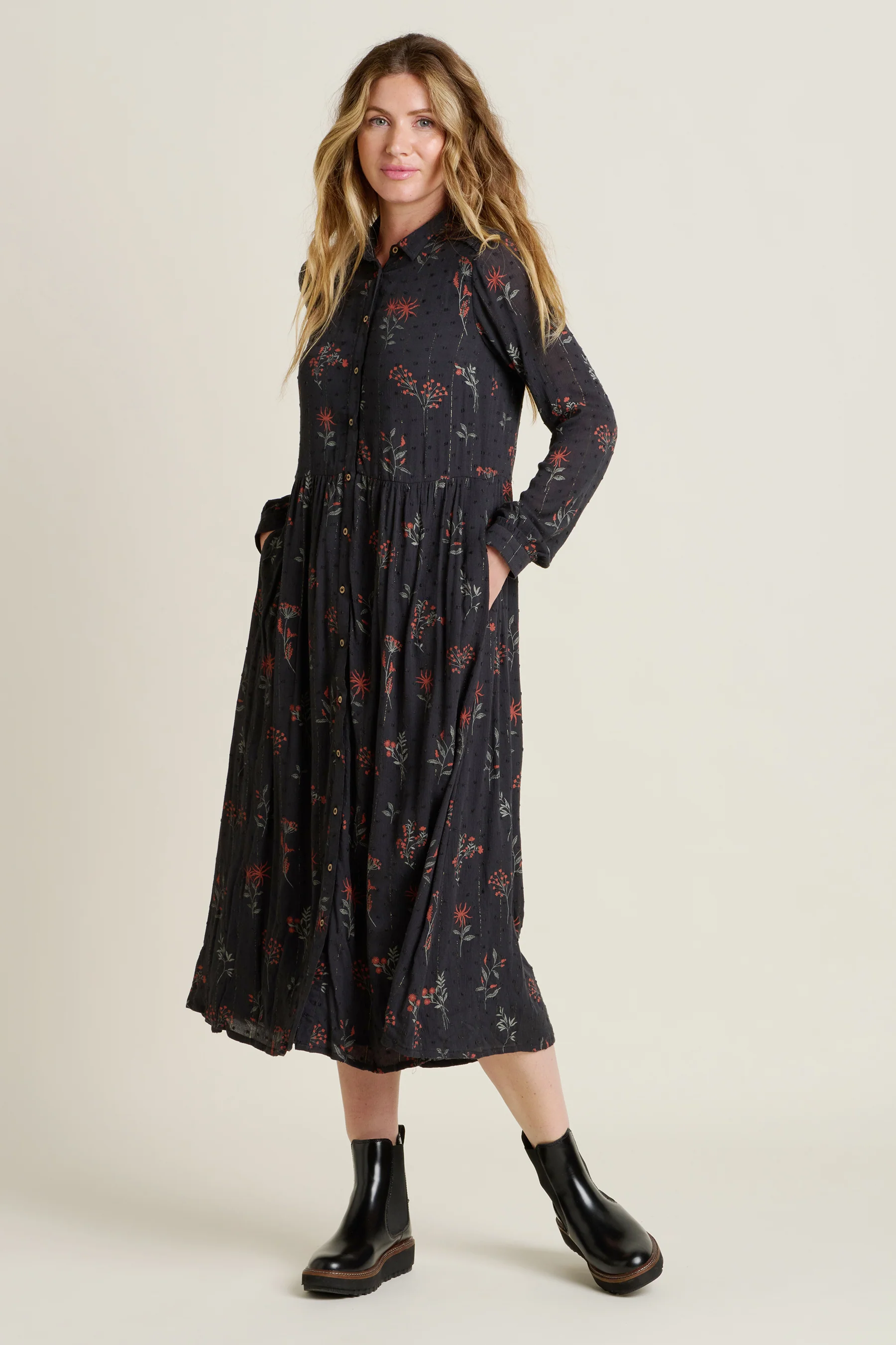 Bella Maxi Shirt Dress - Image 4