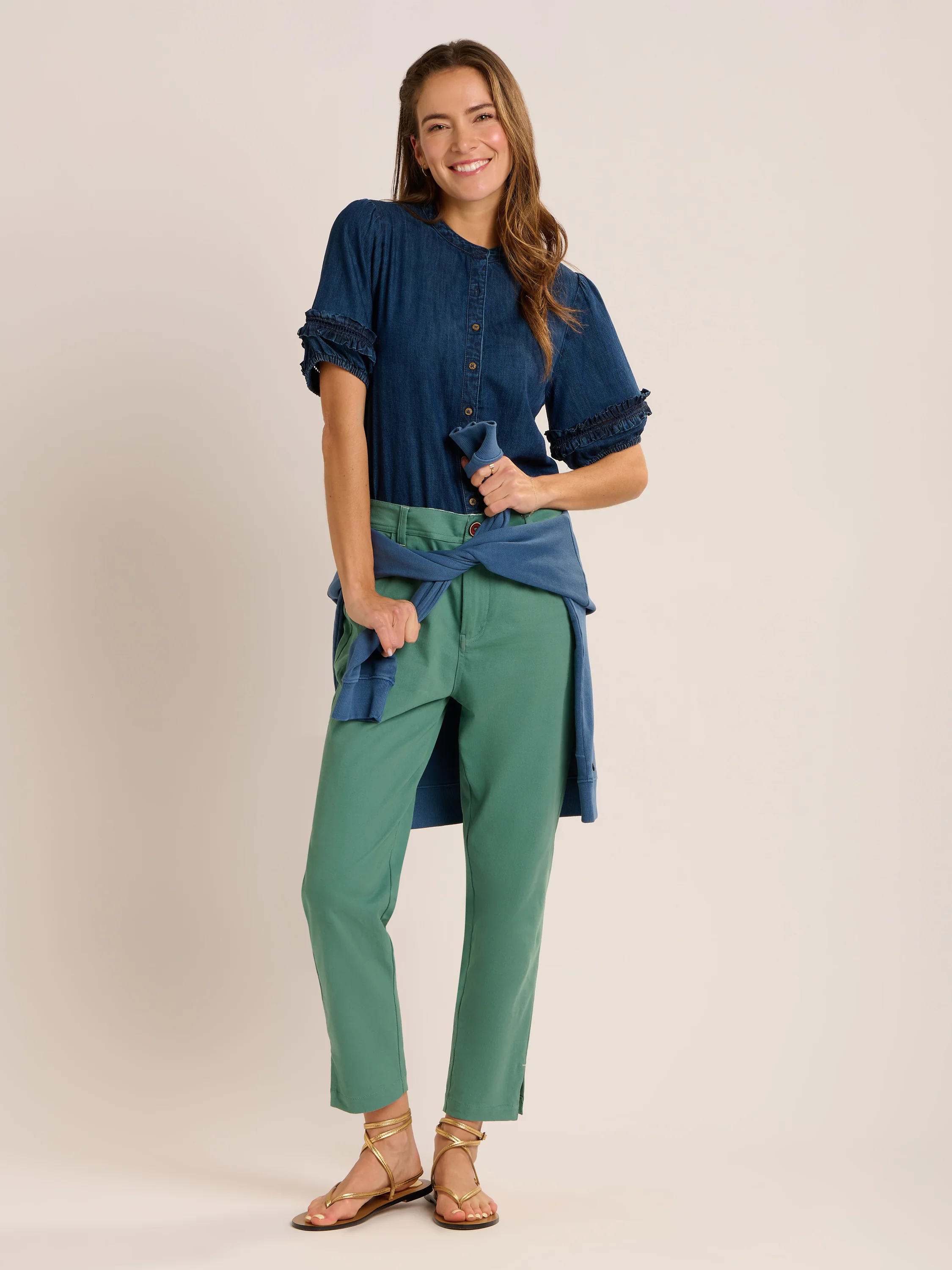 Berna Denim Blouse - Image 3