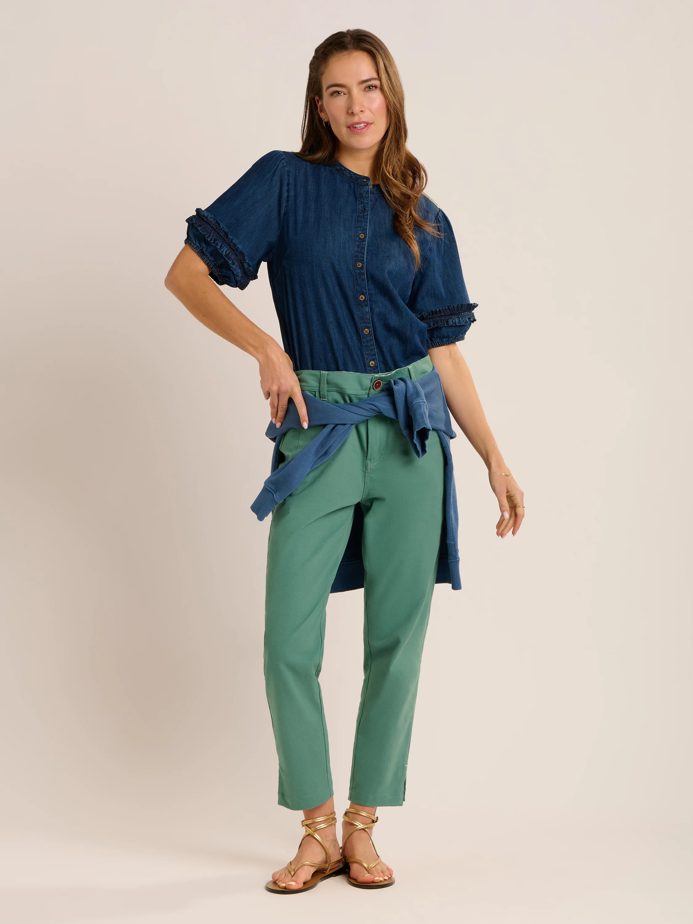 Berna Denim Blouse - Image 6