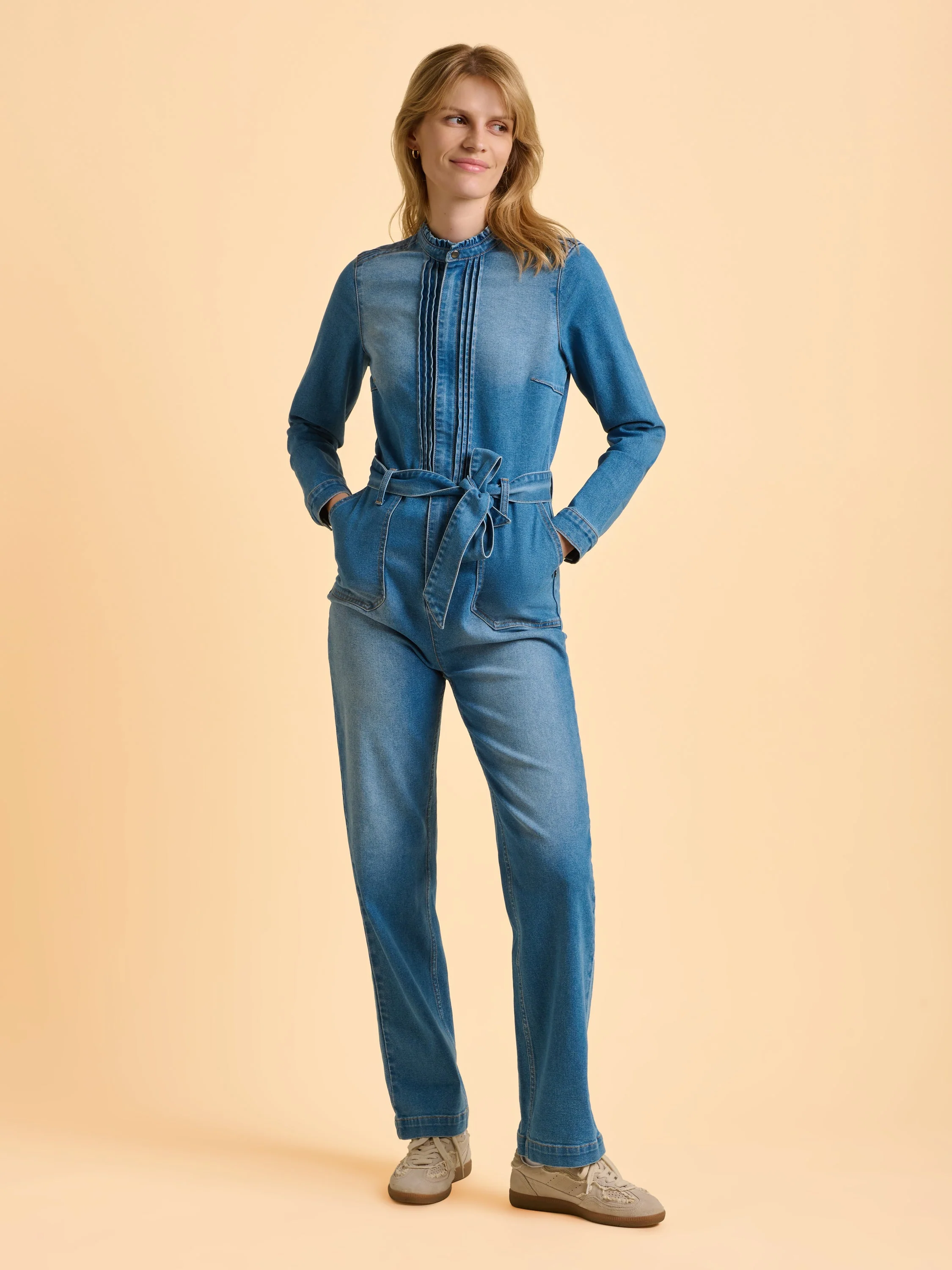 Billie Denim Jumpsuit - Image 2