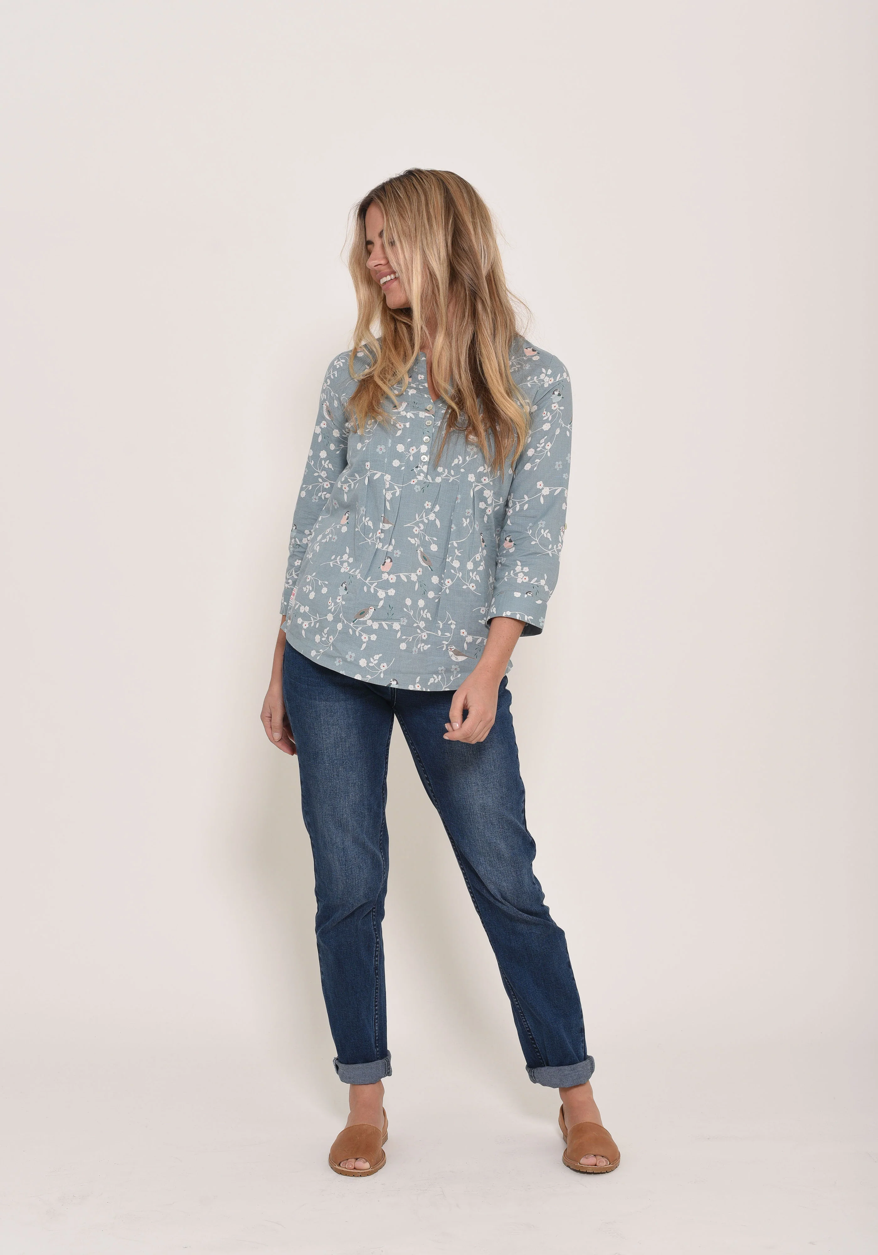 Birds Blossom Blouse - Image 2