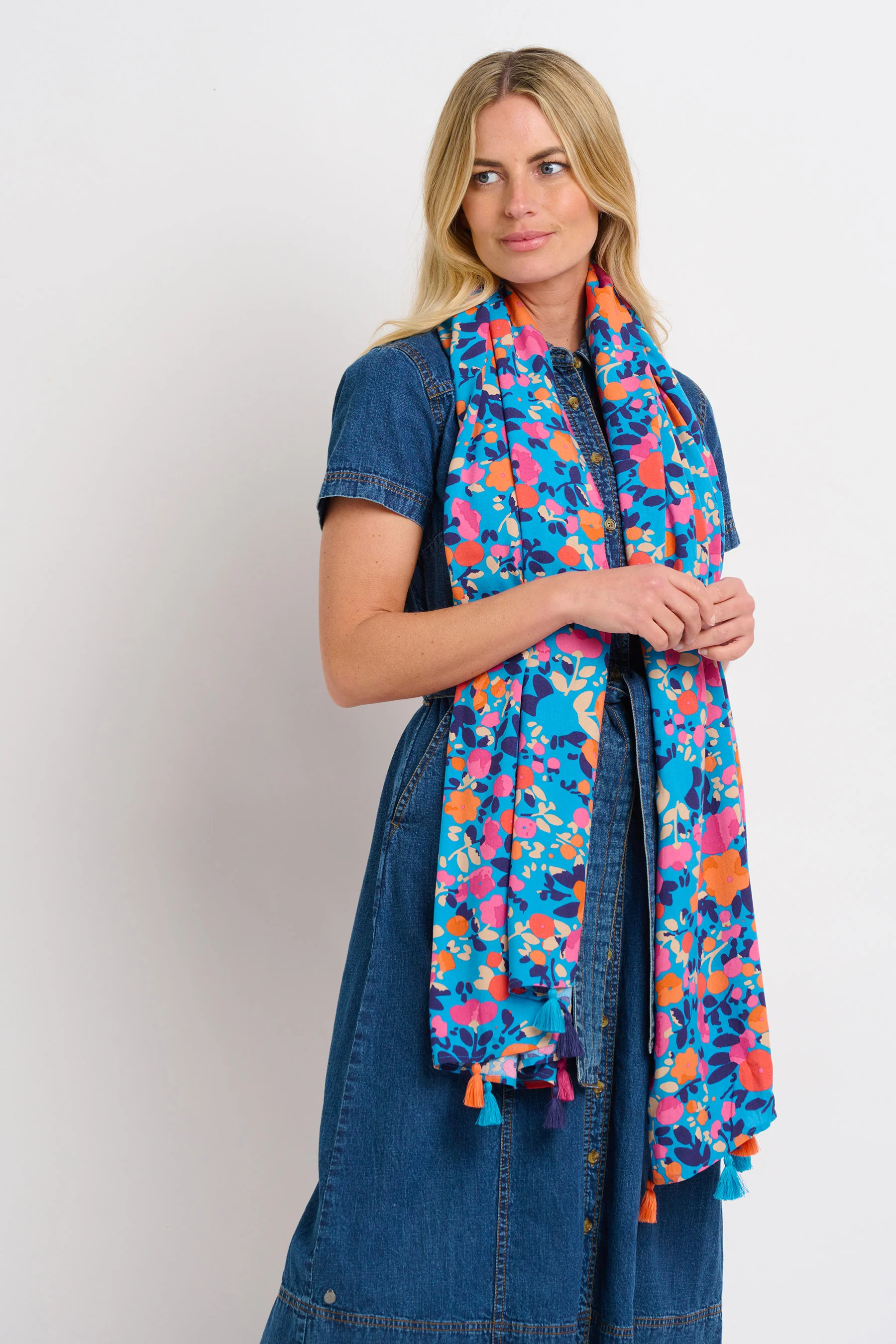 Bloom Floral Scarf - Image 2