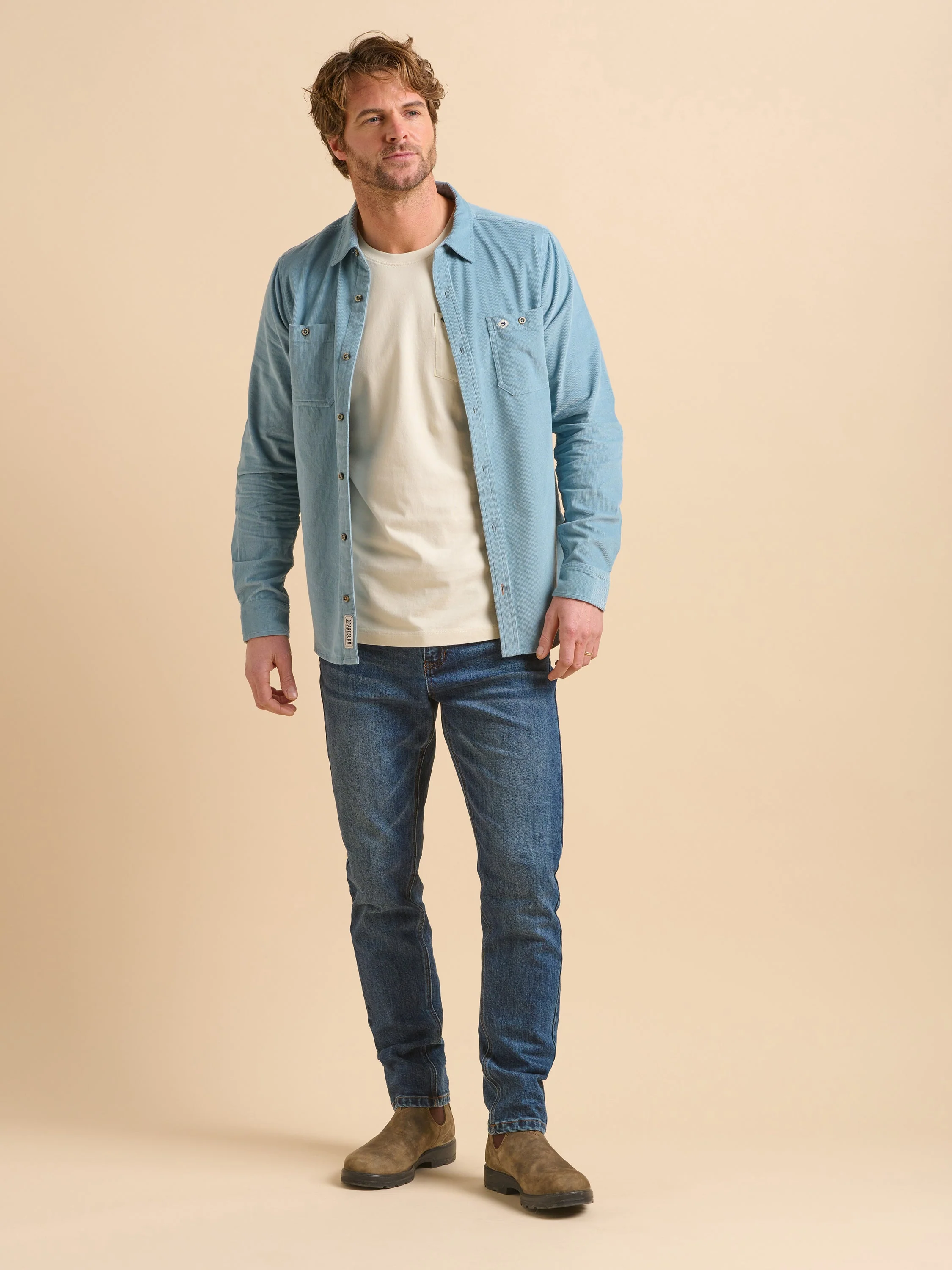 Blue Cord Shirt