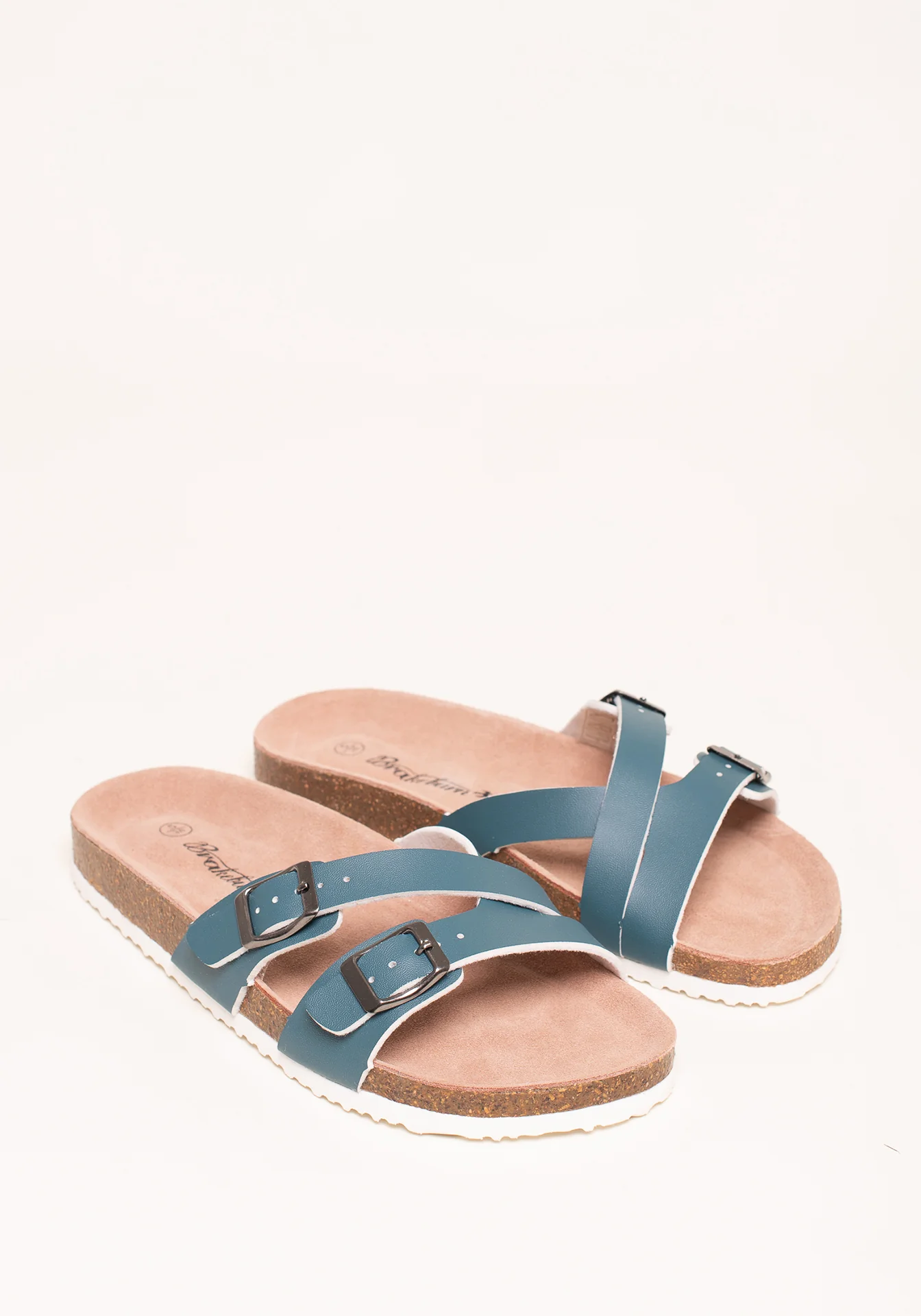 Blue Multi Strap Sandals - Image 3