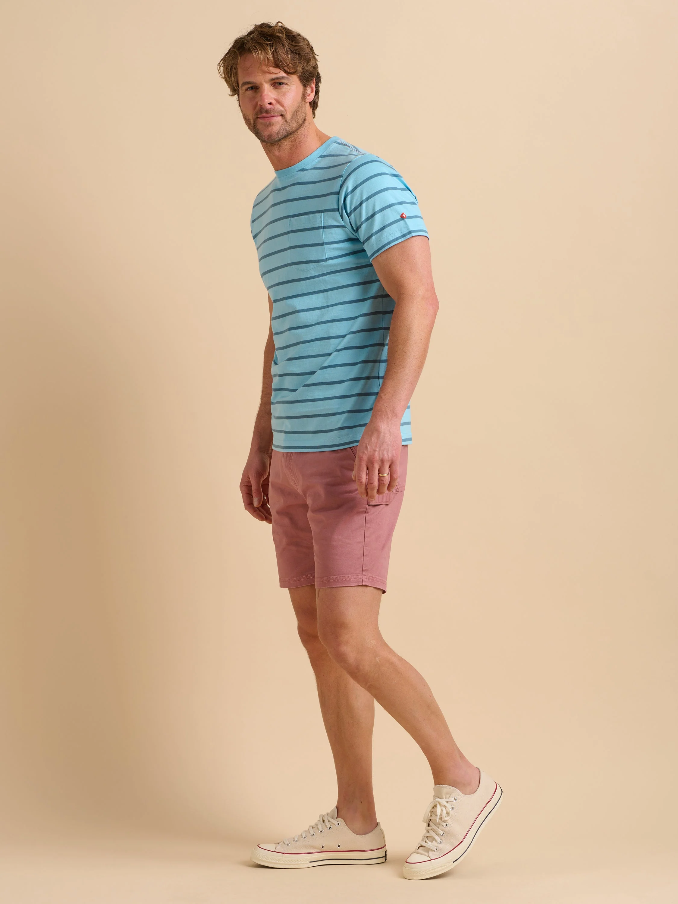 Blue Stripe Tee - Image 3