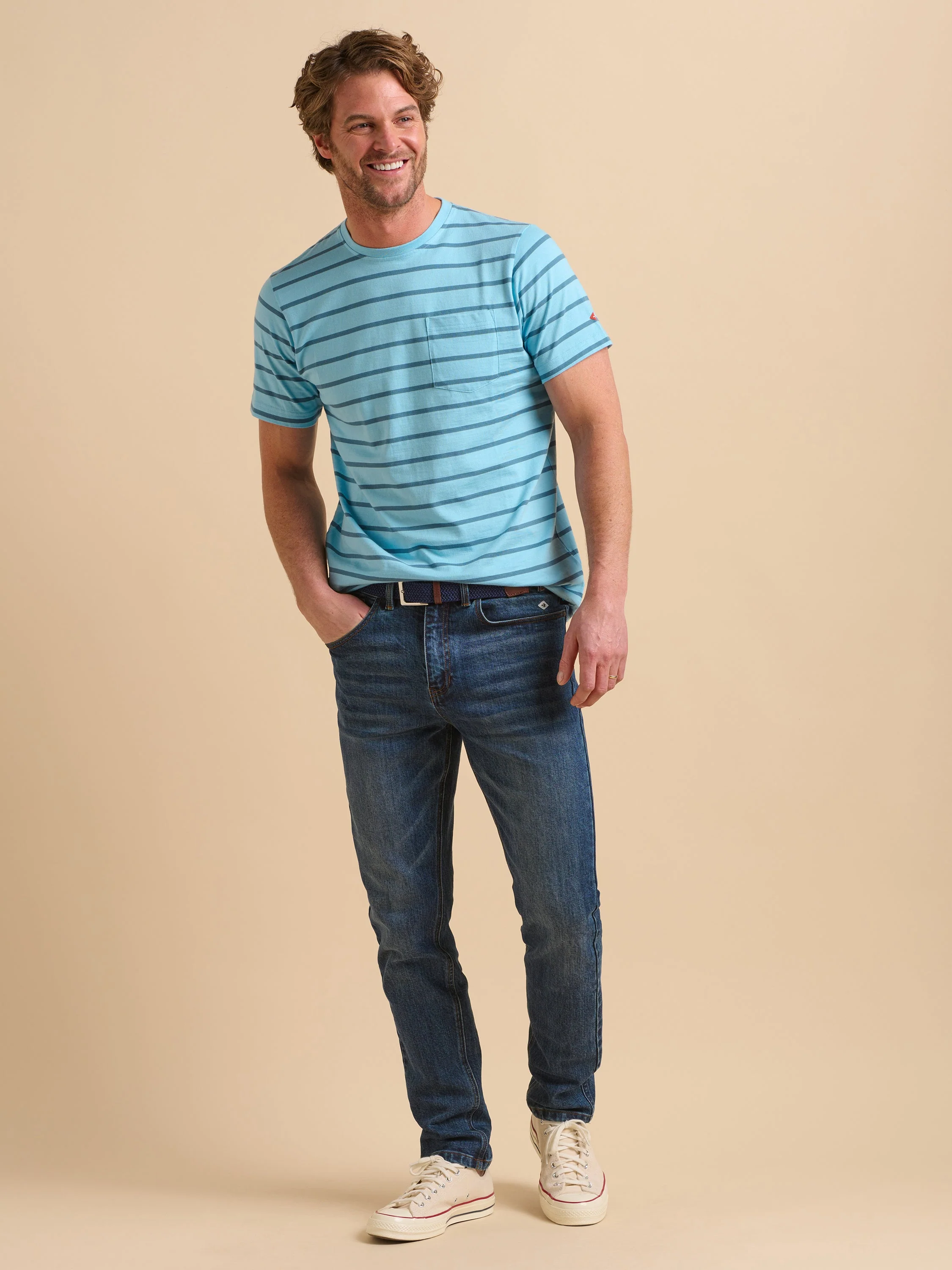 Blue Stripe Tee - Image 6