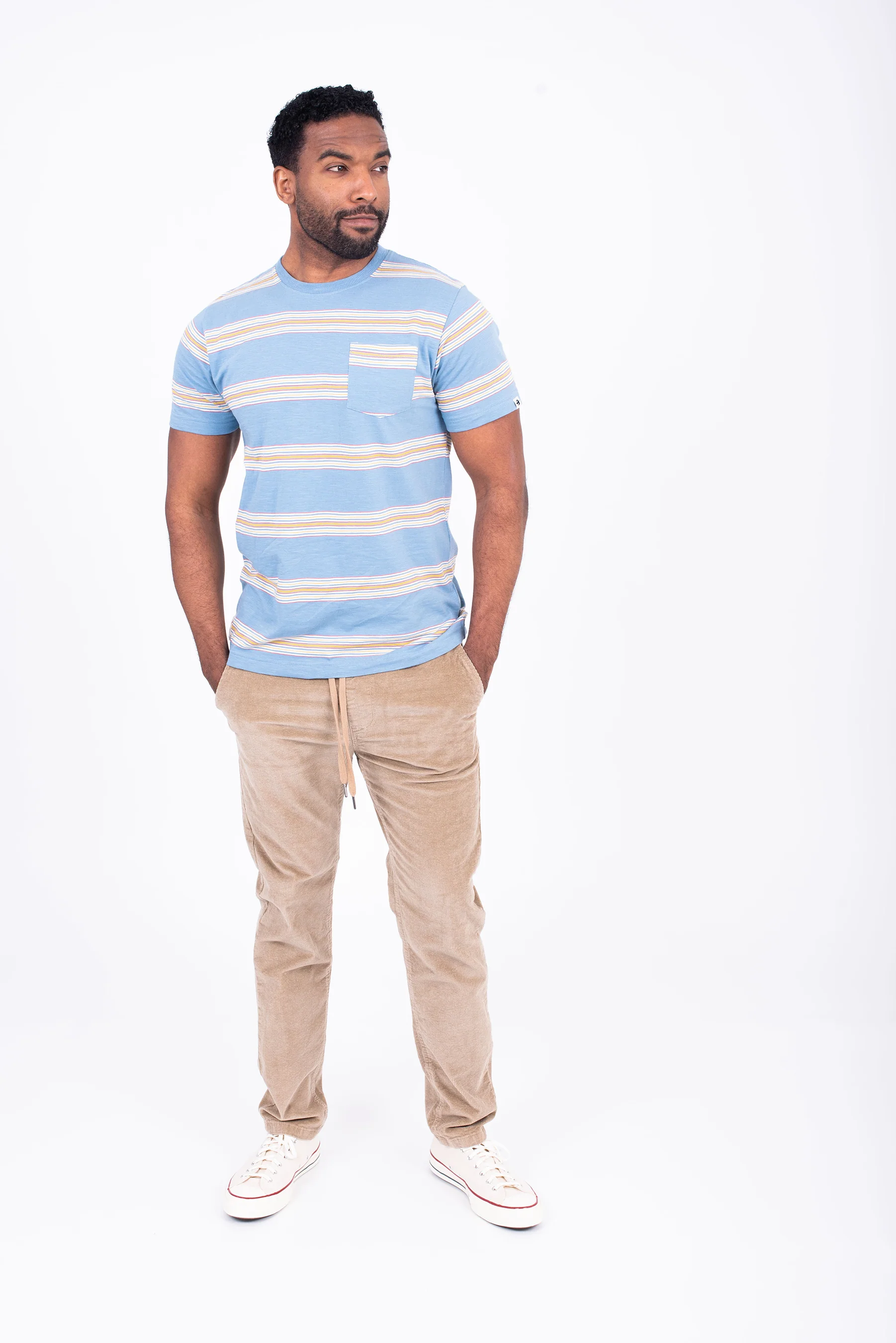 Blue Striped Tee - Image 3