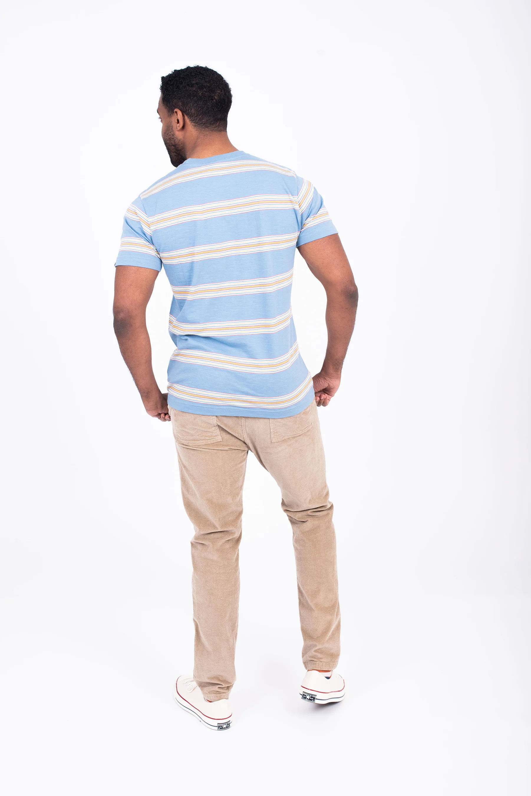 Blue Striped Tee - Image 4