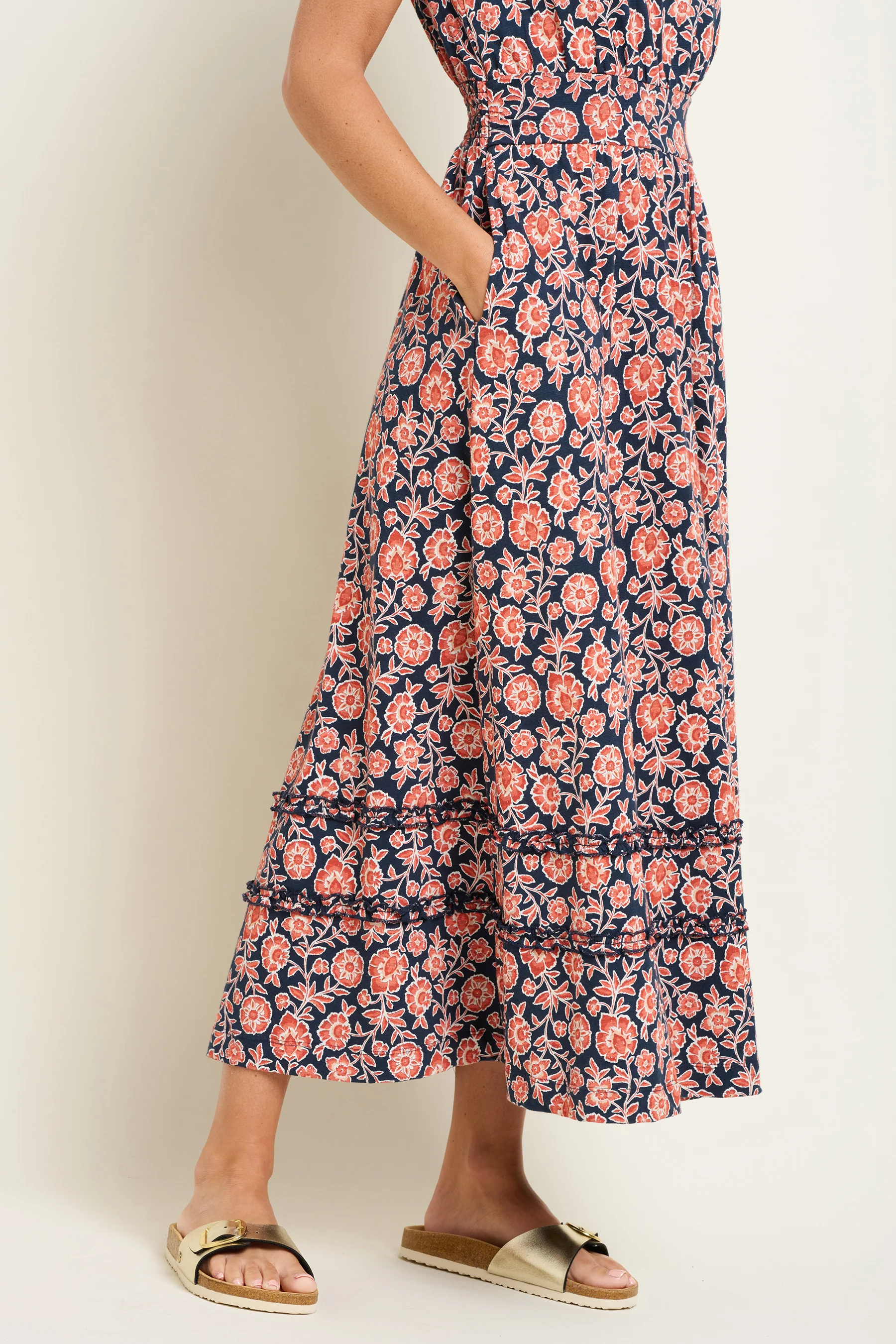 Boho Floral Maxi Dress - Image 3