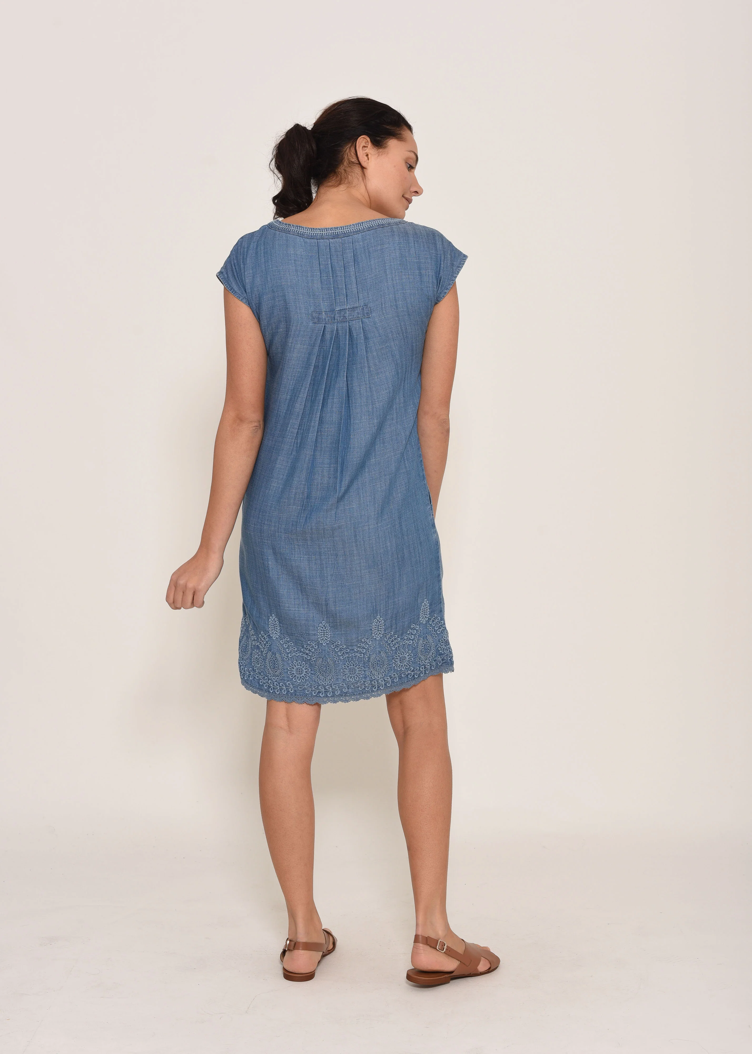 Broderie Anglaise Shift Dress - Image 7