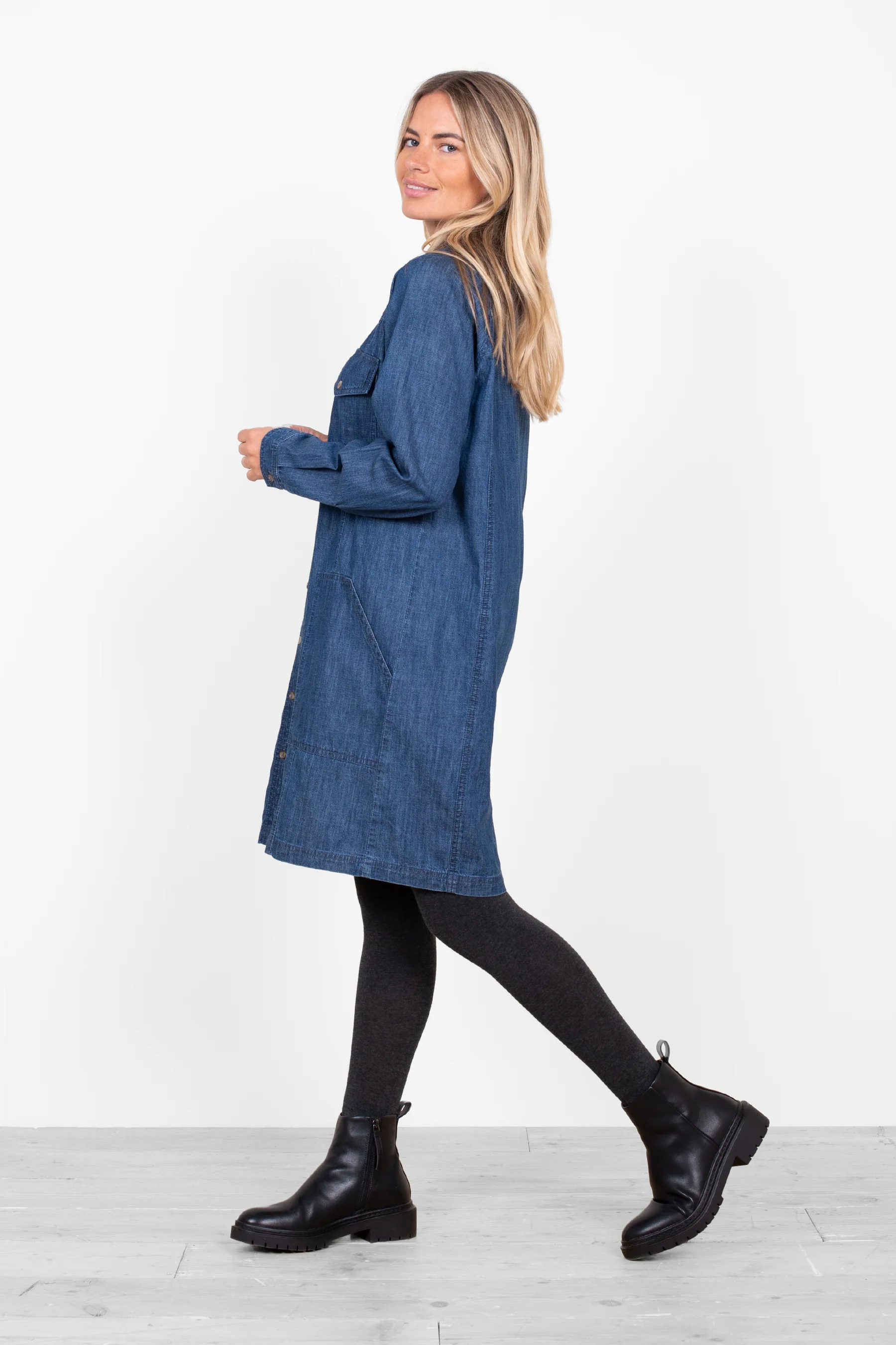 Bryn Shirt Dress - Image 4