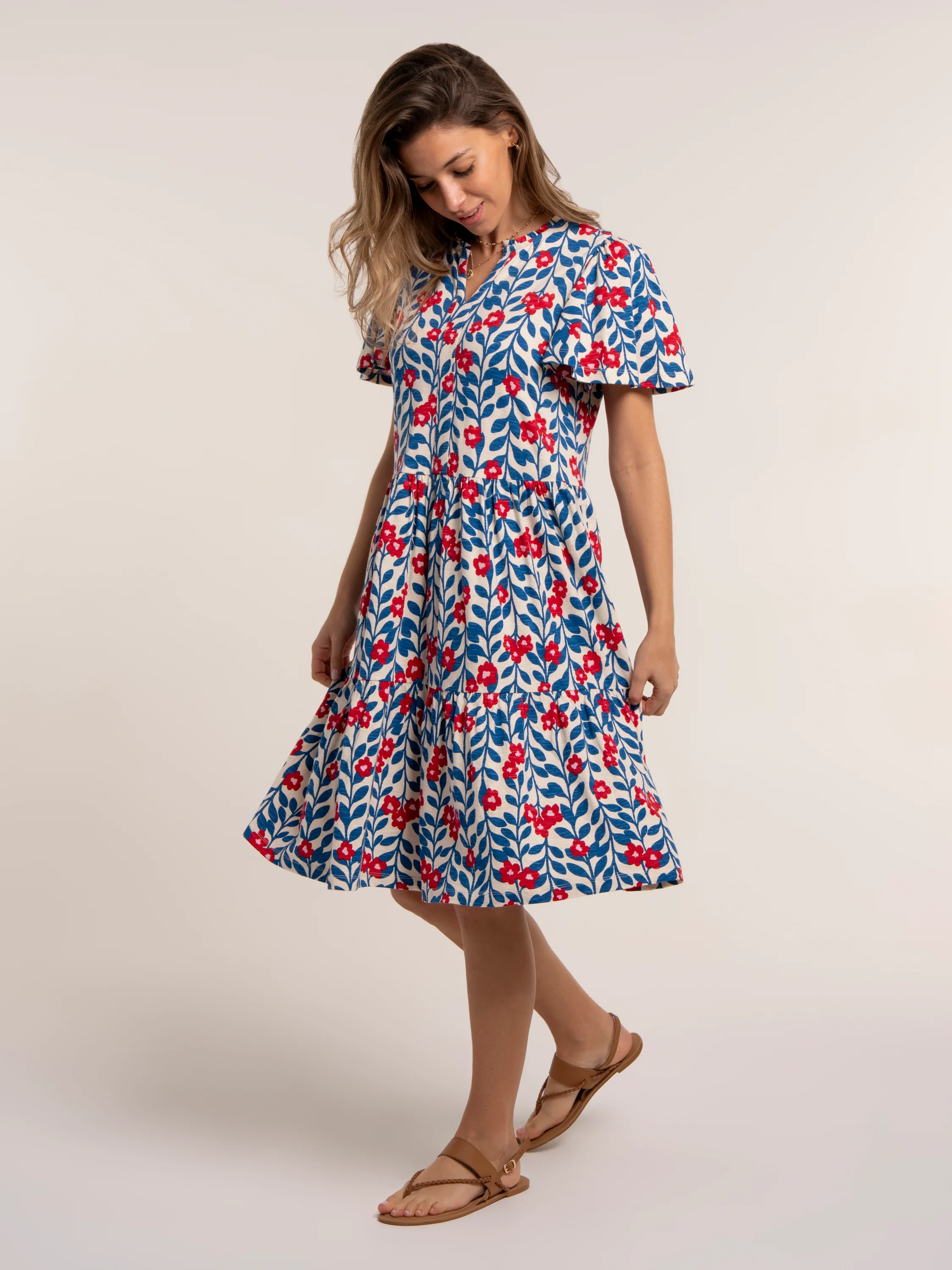 Calliope Jersey Knee Length Dress - Image 3