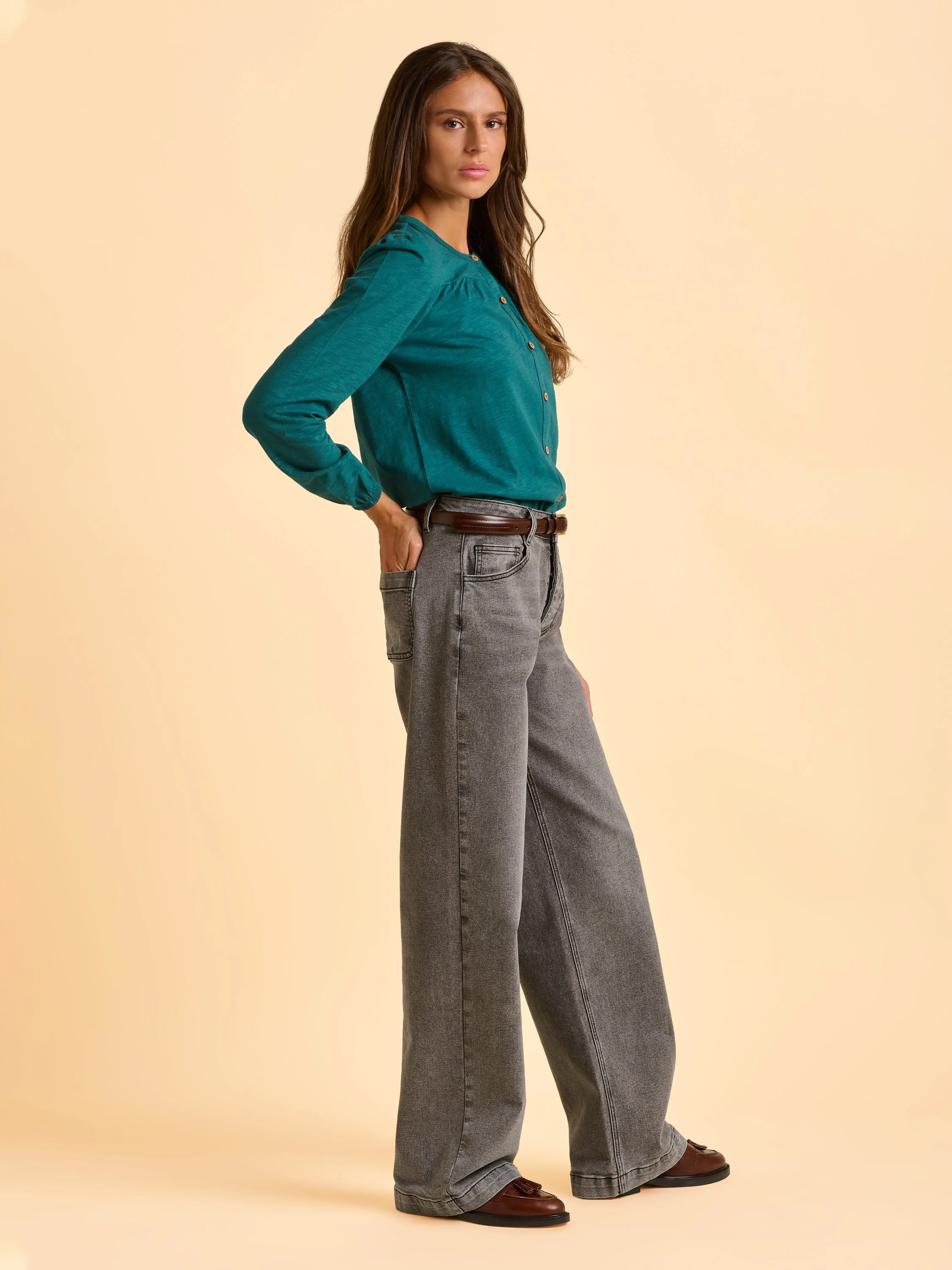 Camilla Jersey Blouse - Image 4