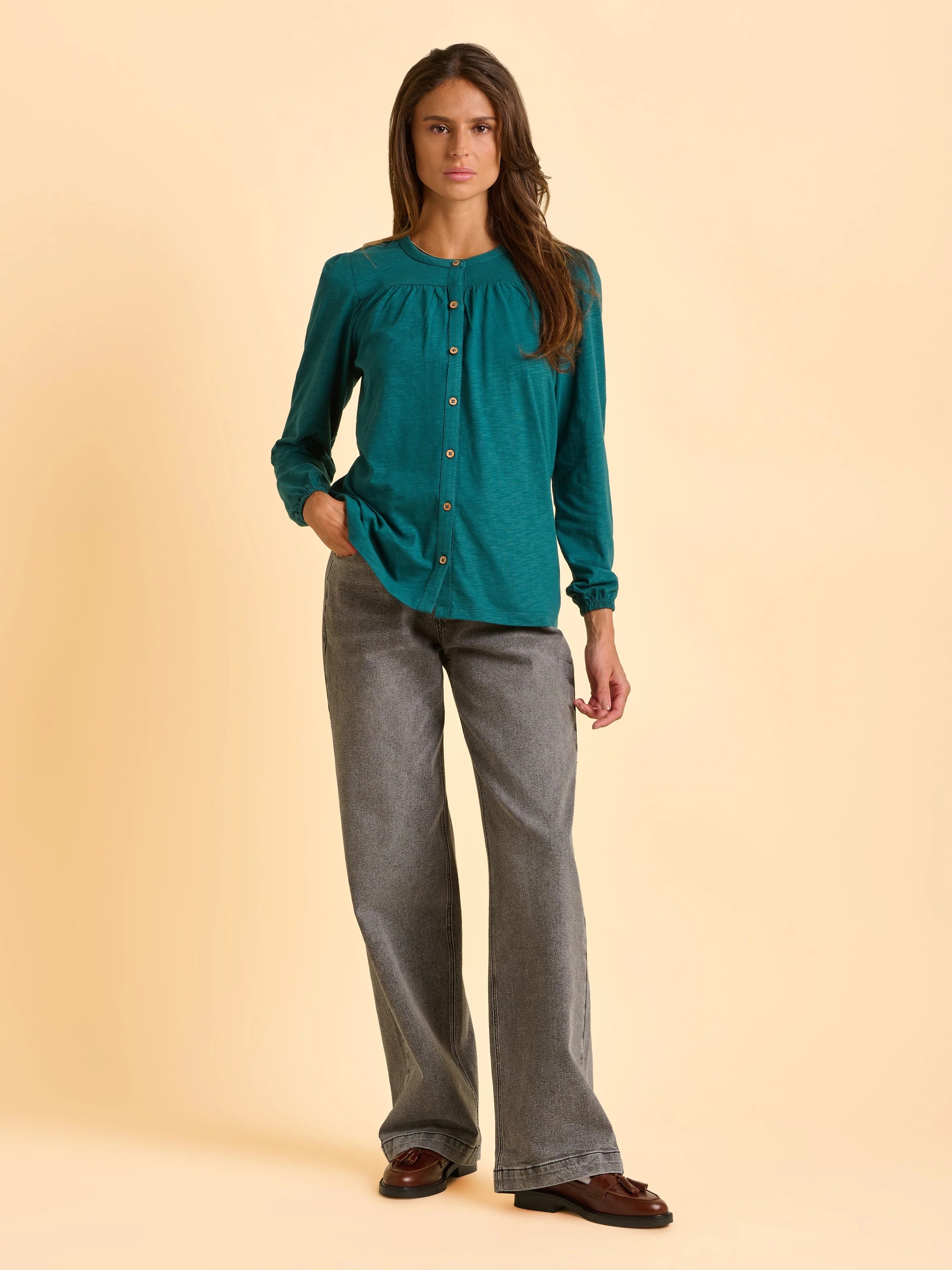 Camilla Jersey Blouse - Image 5