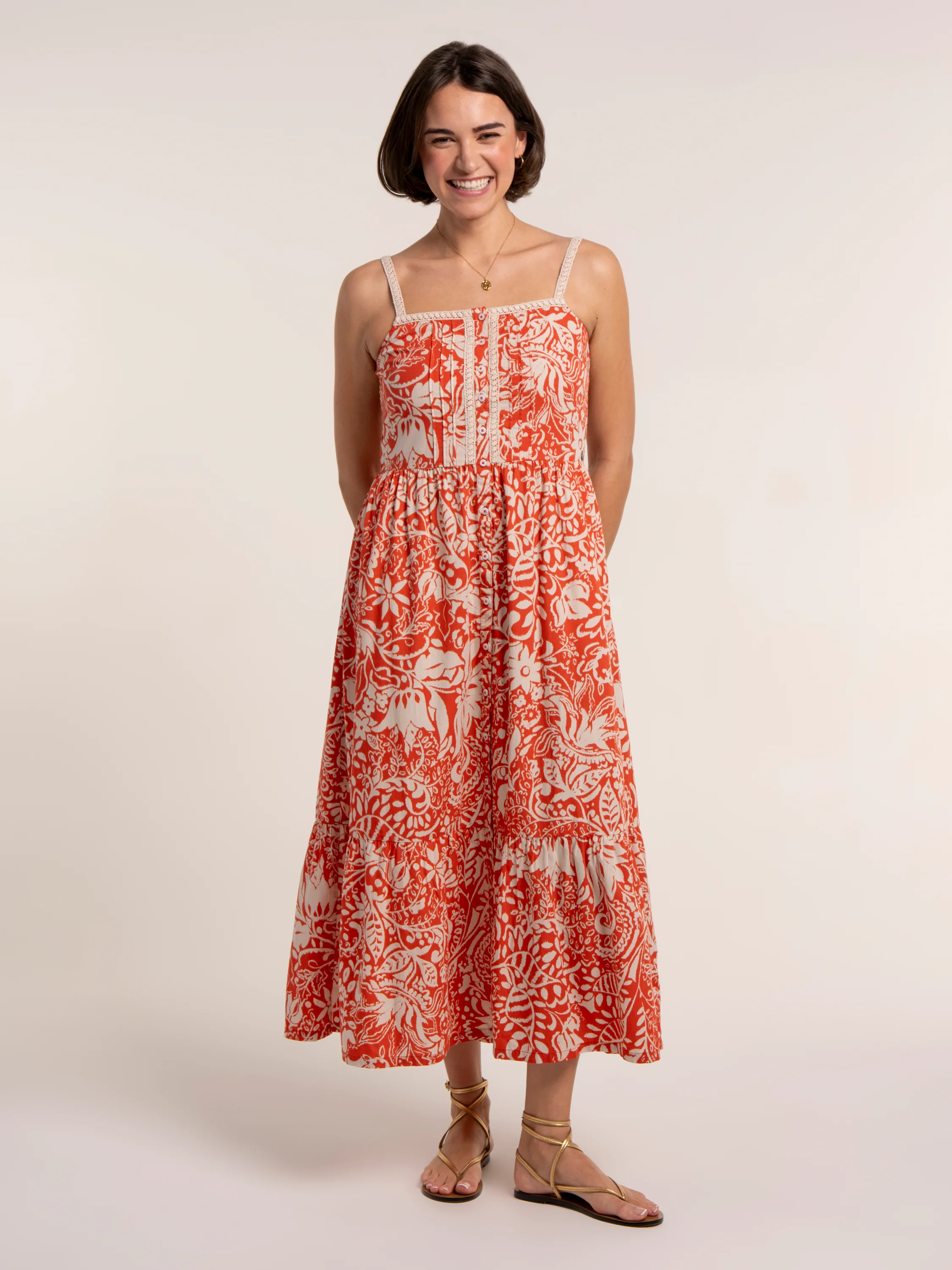Catarina Floral Printed Maxi Dress