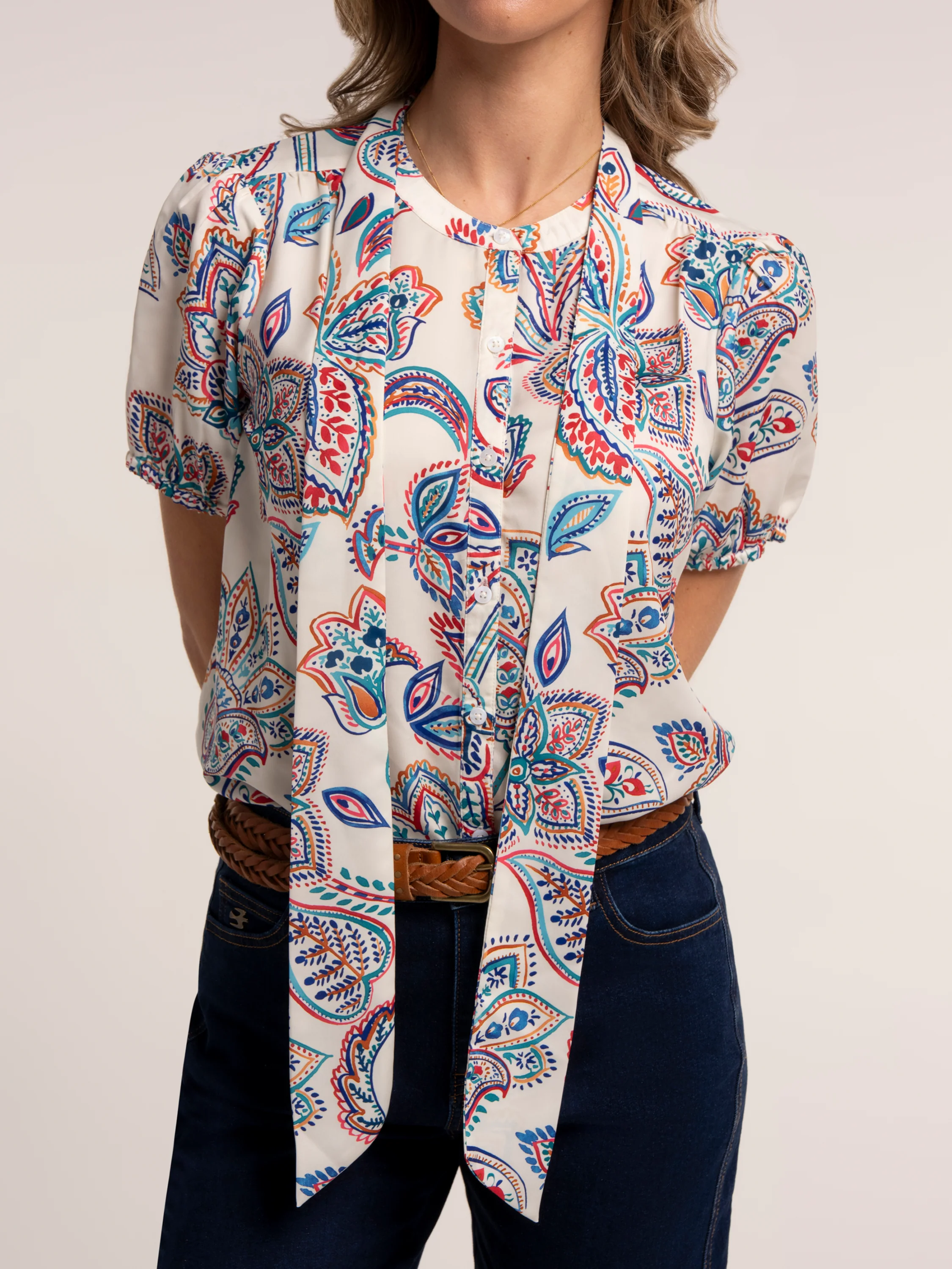 Chae Paisley Blouse - Image 5
