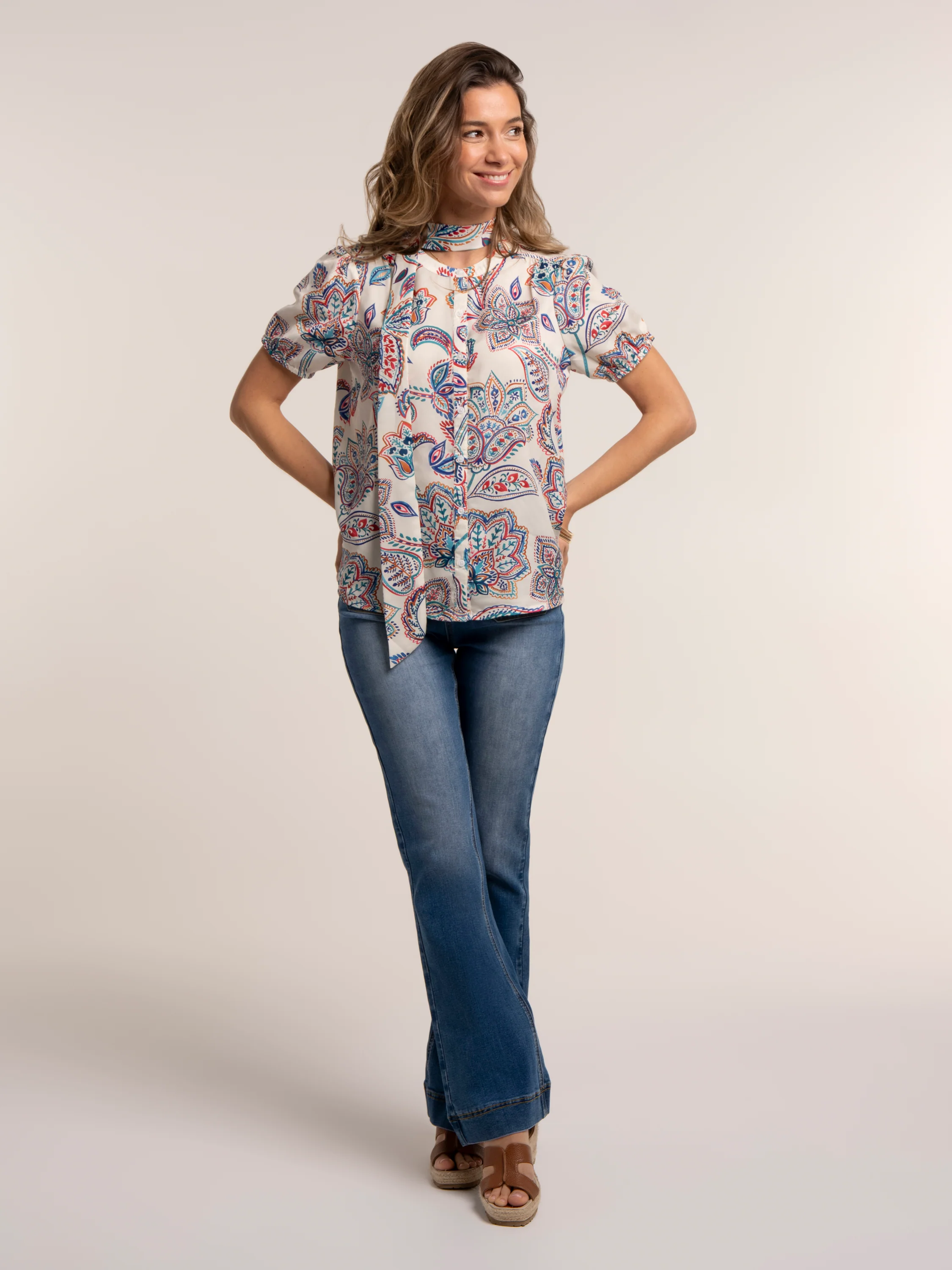 Chae Paisley Blouse - Image 9