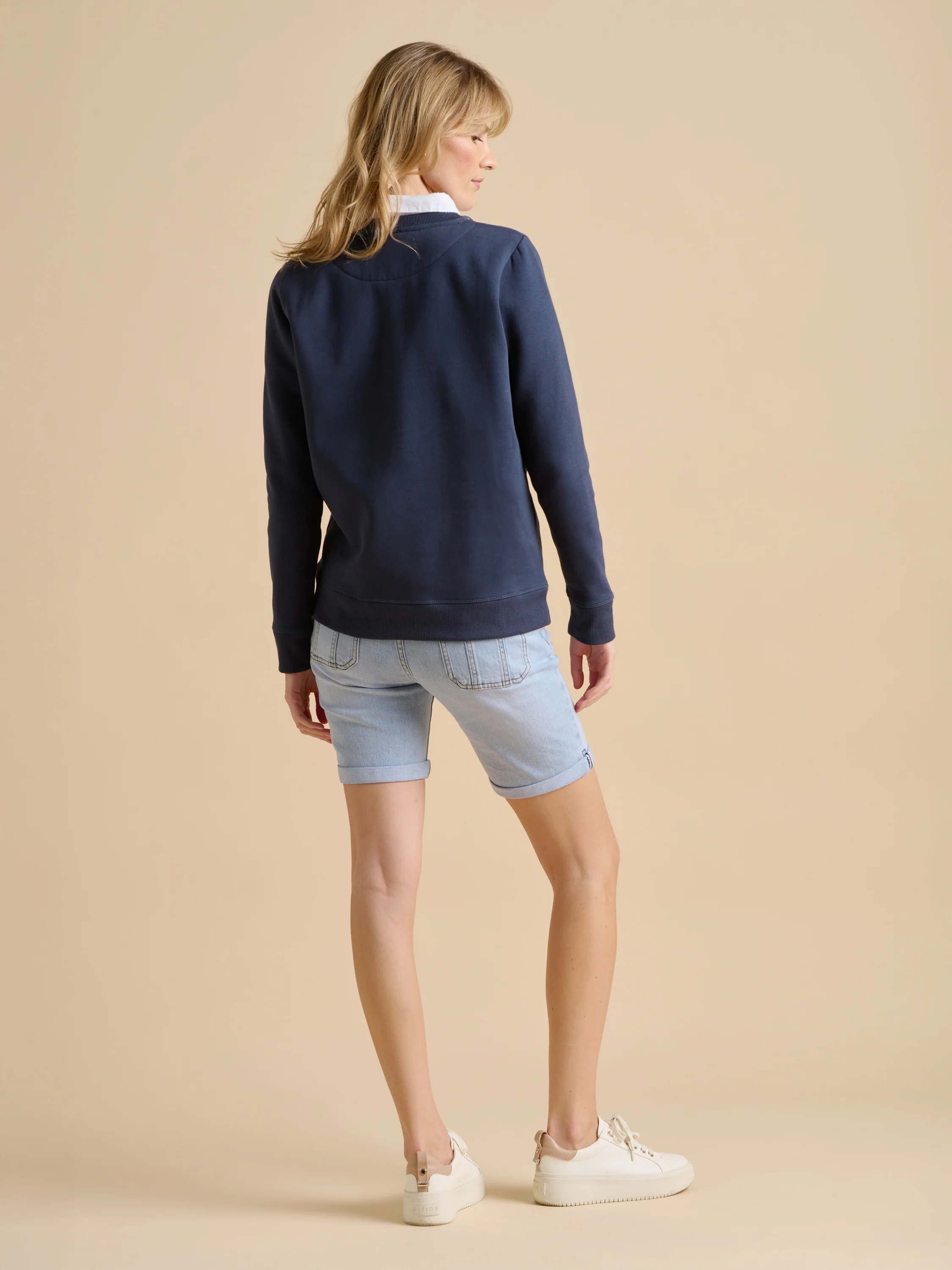 Chest Stripe Crew Neck Sweat - Image 2