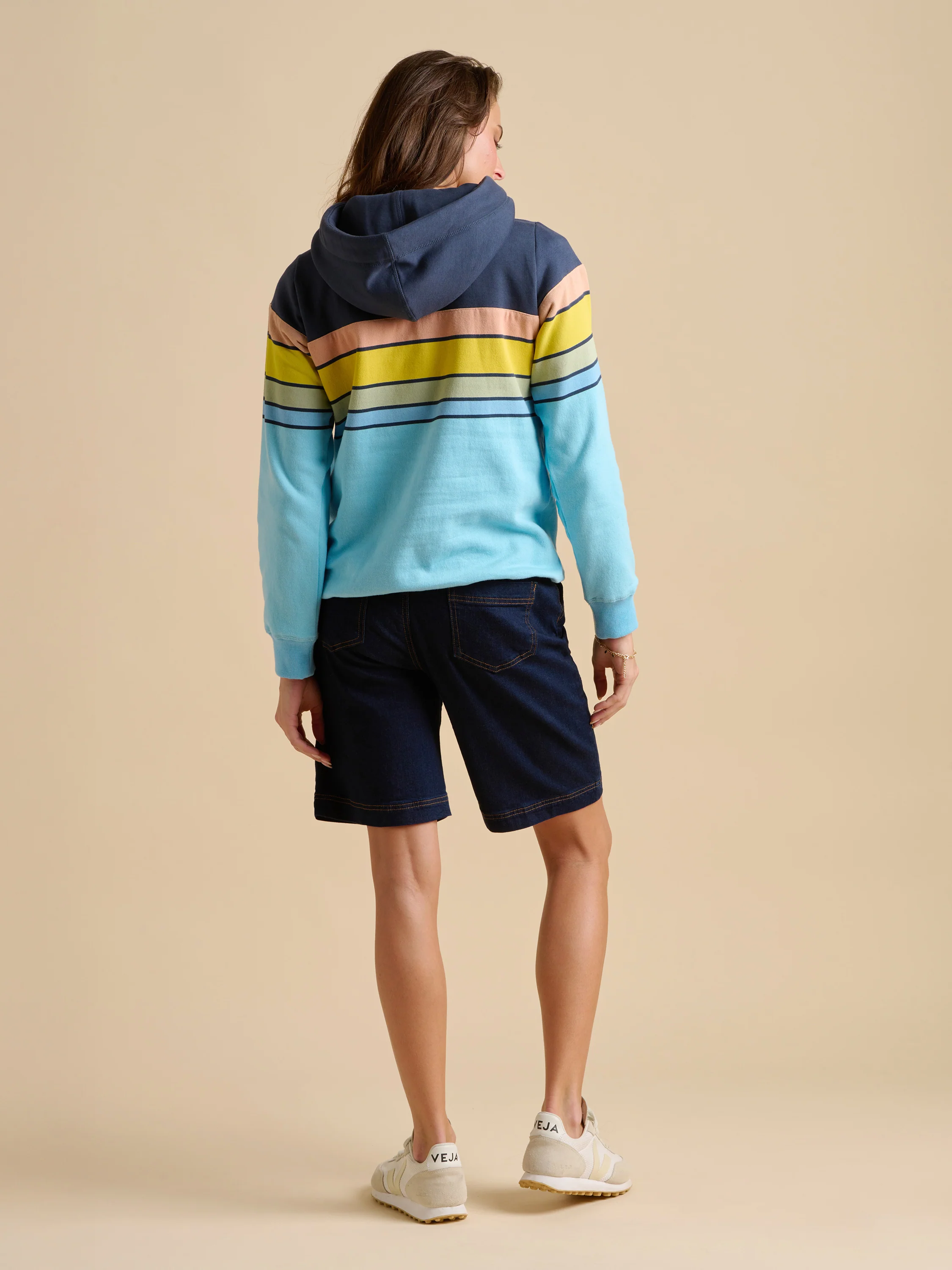 Chest Stripe Elise Hoodie - Image 2