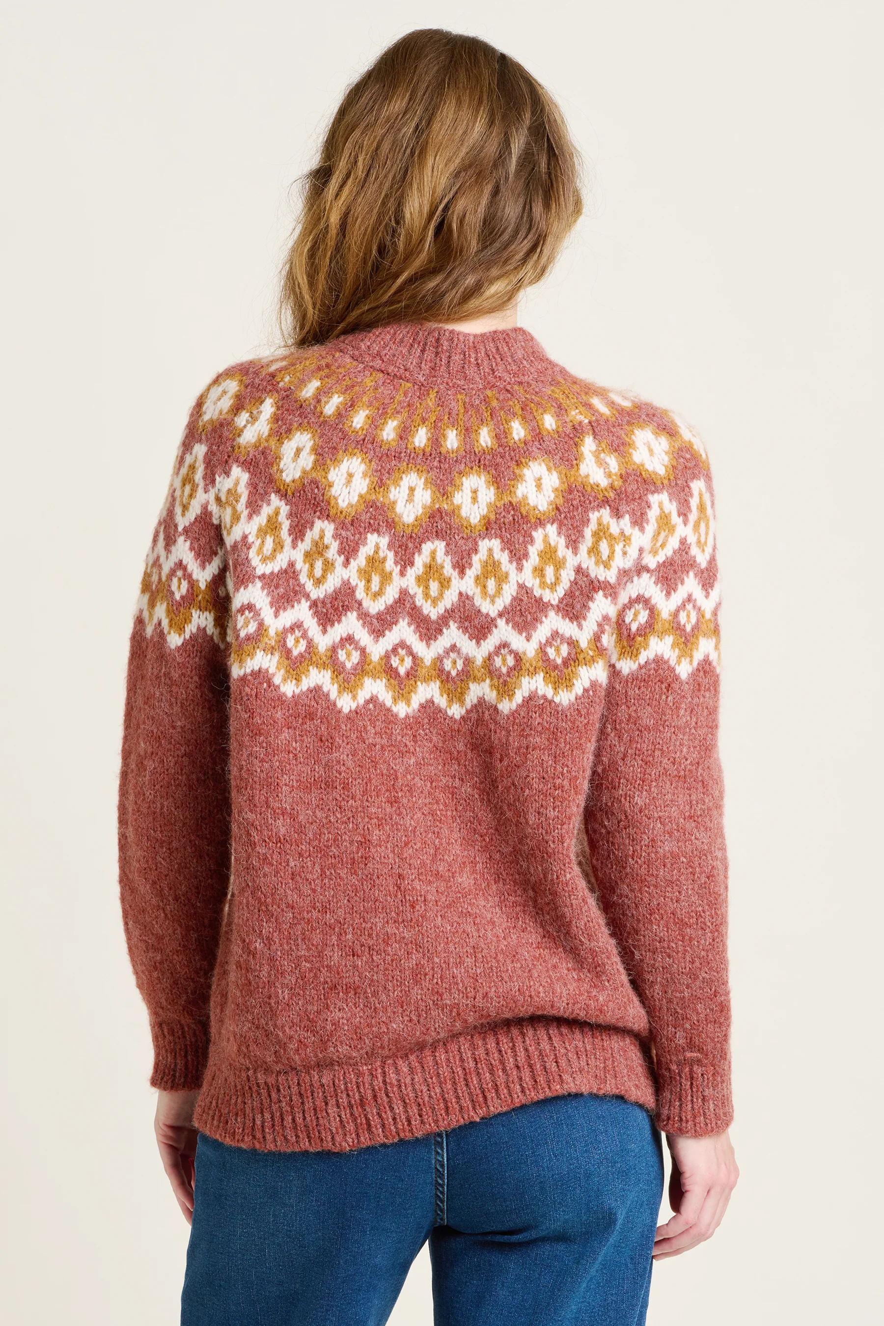 Chunky Knitted Fairisle Jumper - Image 4