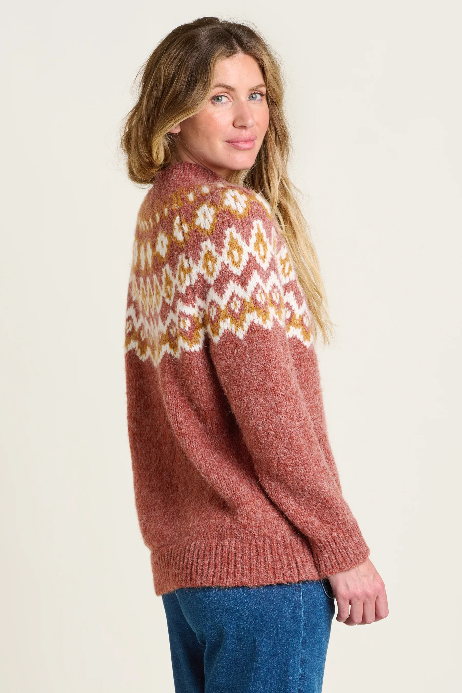 Chunky Knitted Fairisle Jumper - Image 5