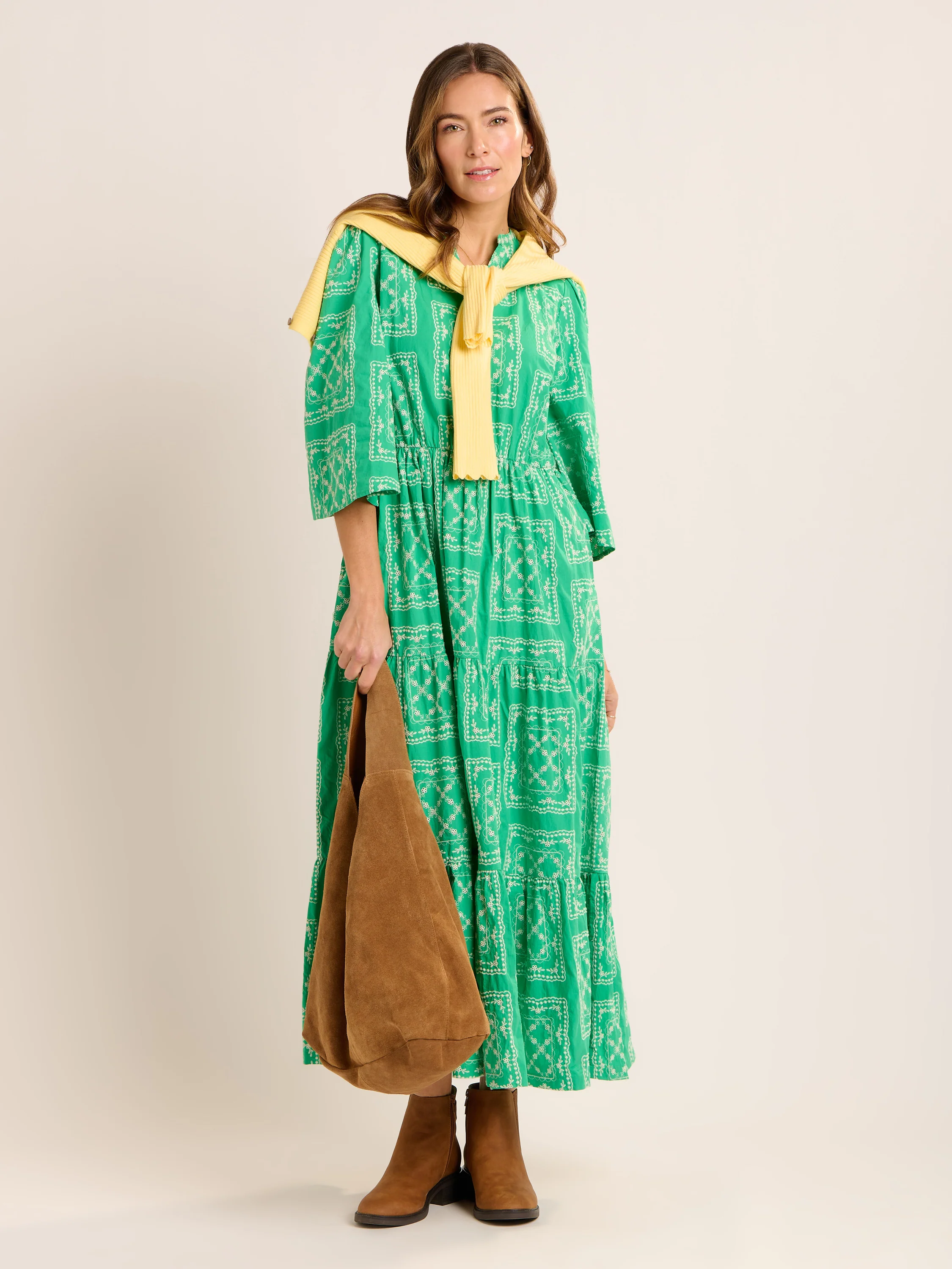 Clarisa Embroidered Maxi Dress - Image 10