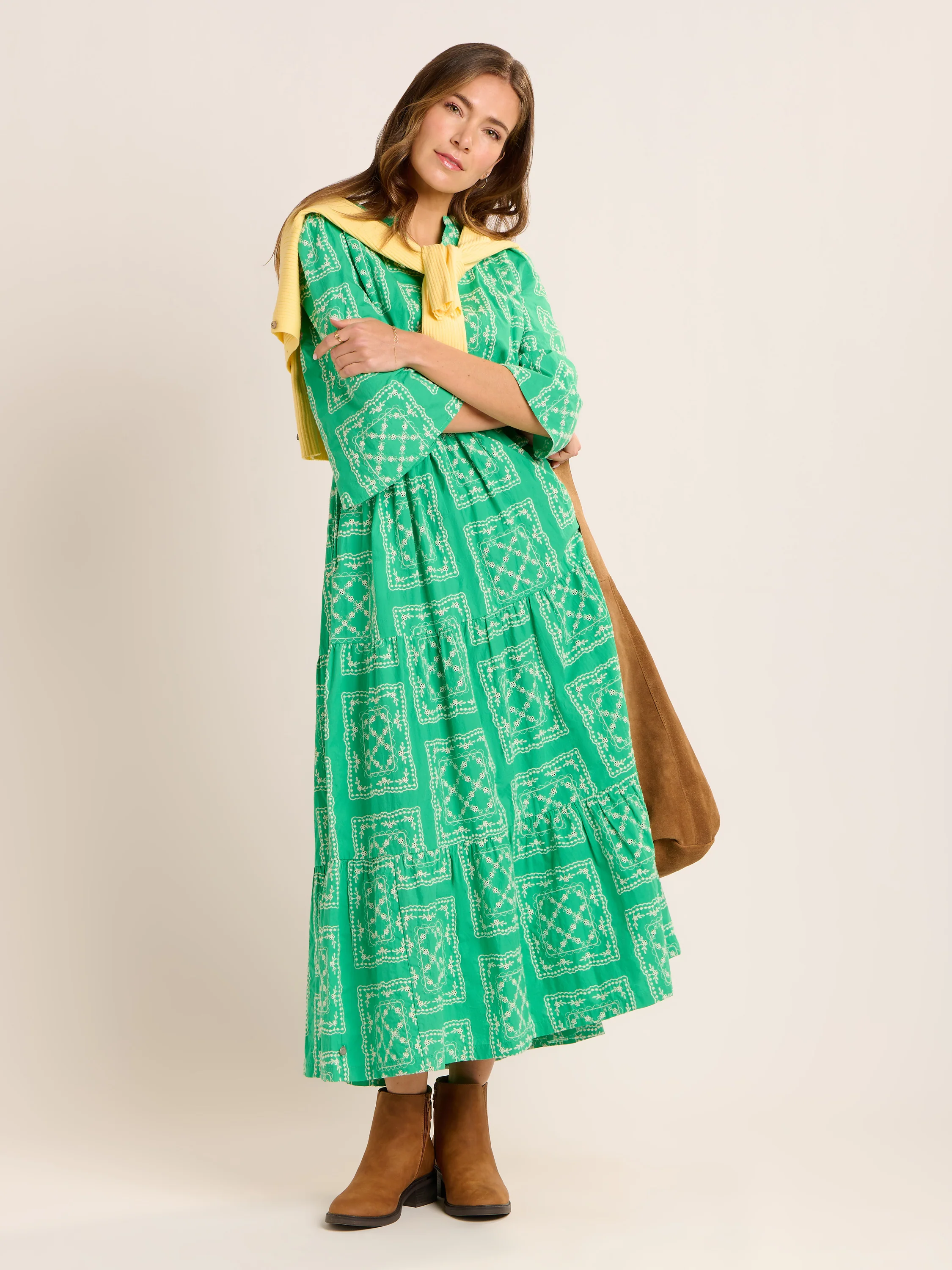 Clarisa Embroidered Maxi Dress - Image 5