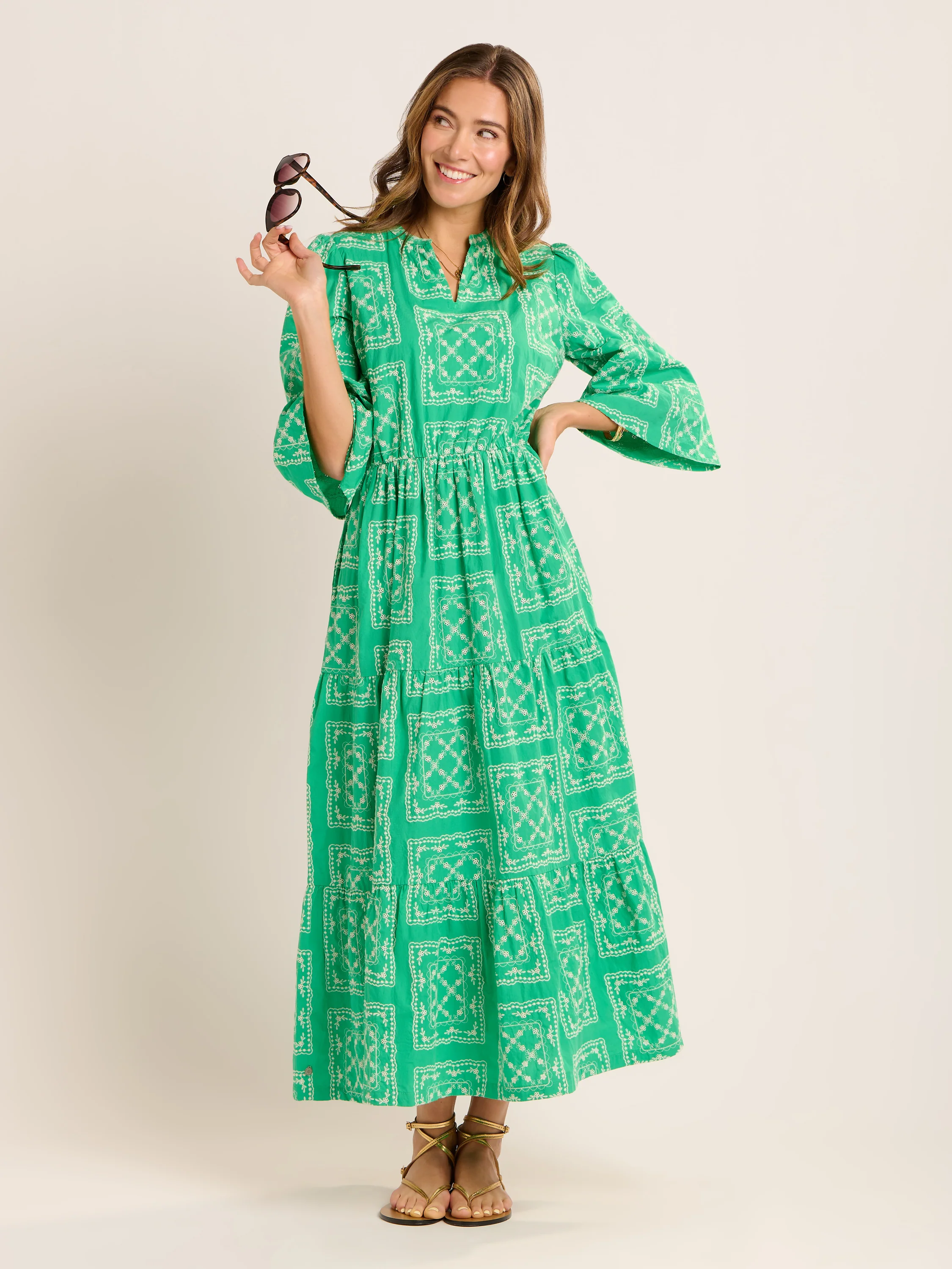 Clarisa Embroidered Maxi Dress - Image 7