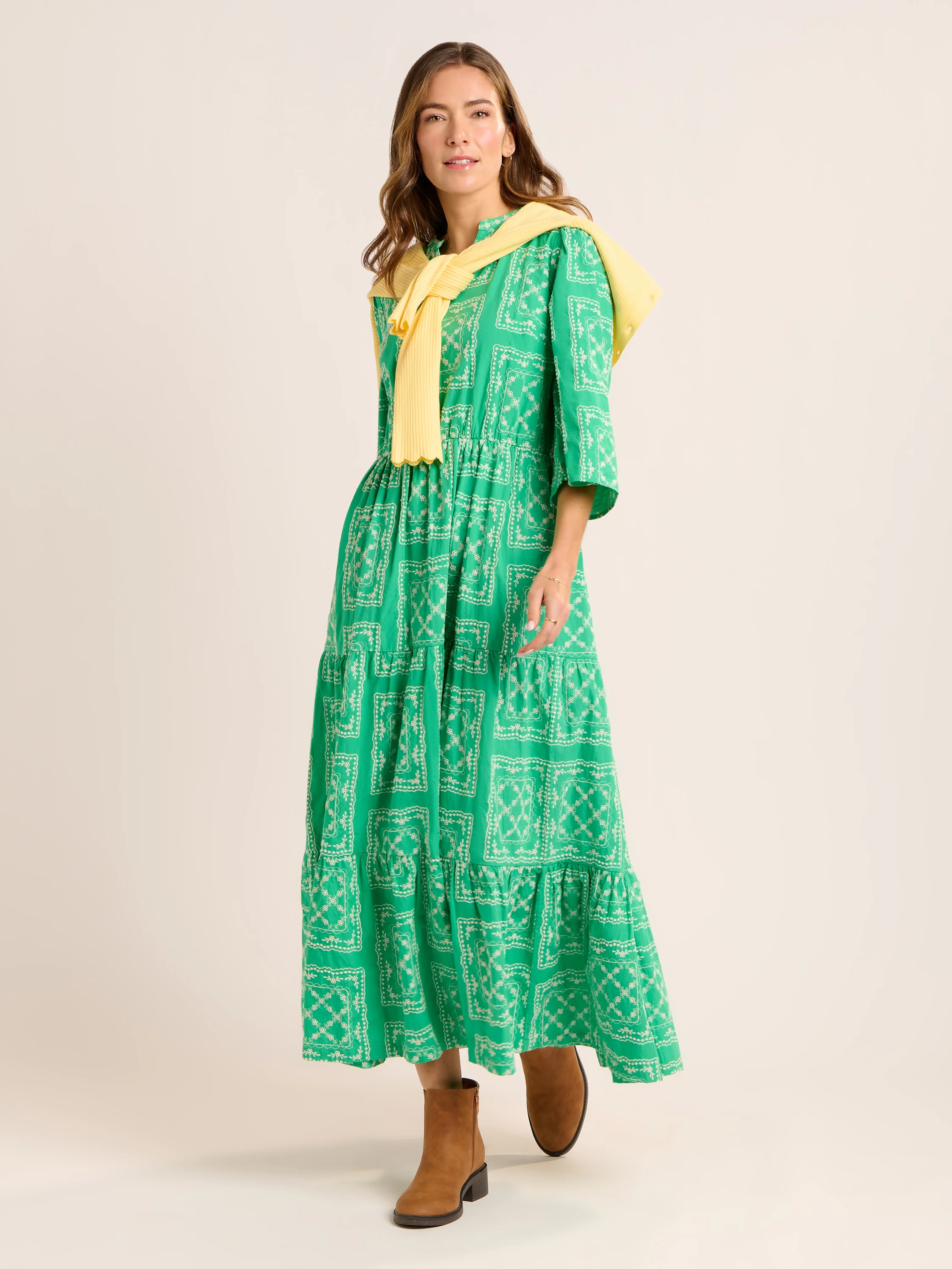Clarisa Embroidered Maxi Dress - Image 8