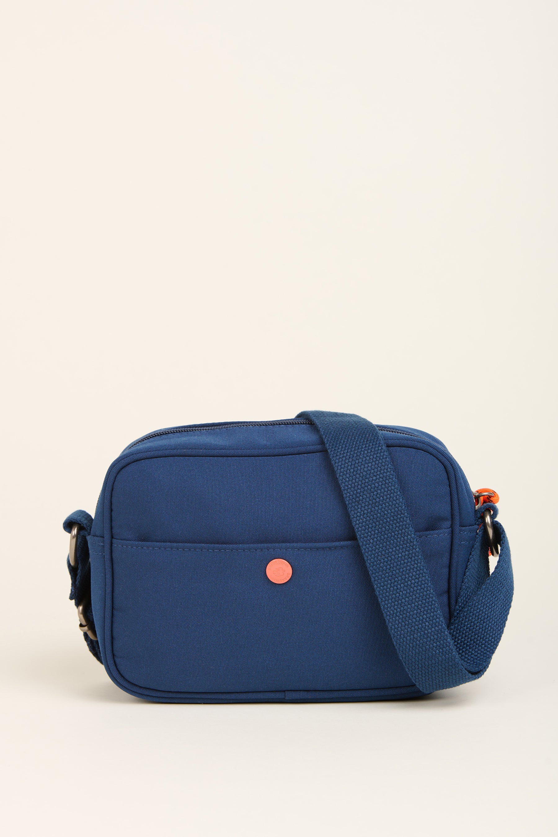 Classic Navy Medium Camera Crossbody Bag - Image 3
