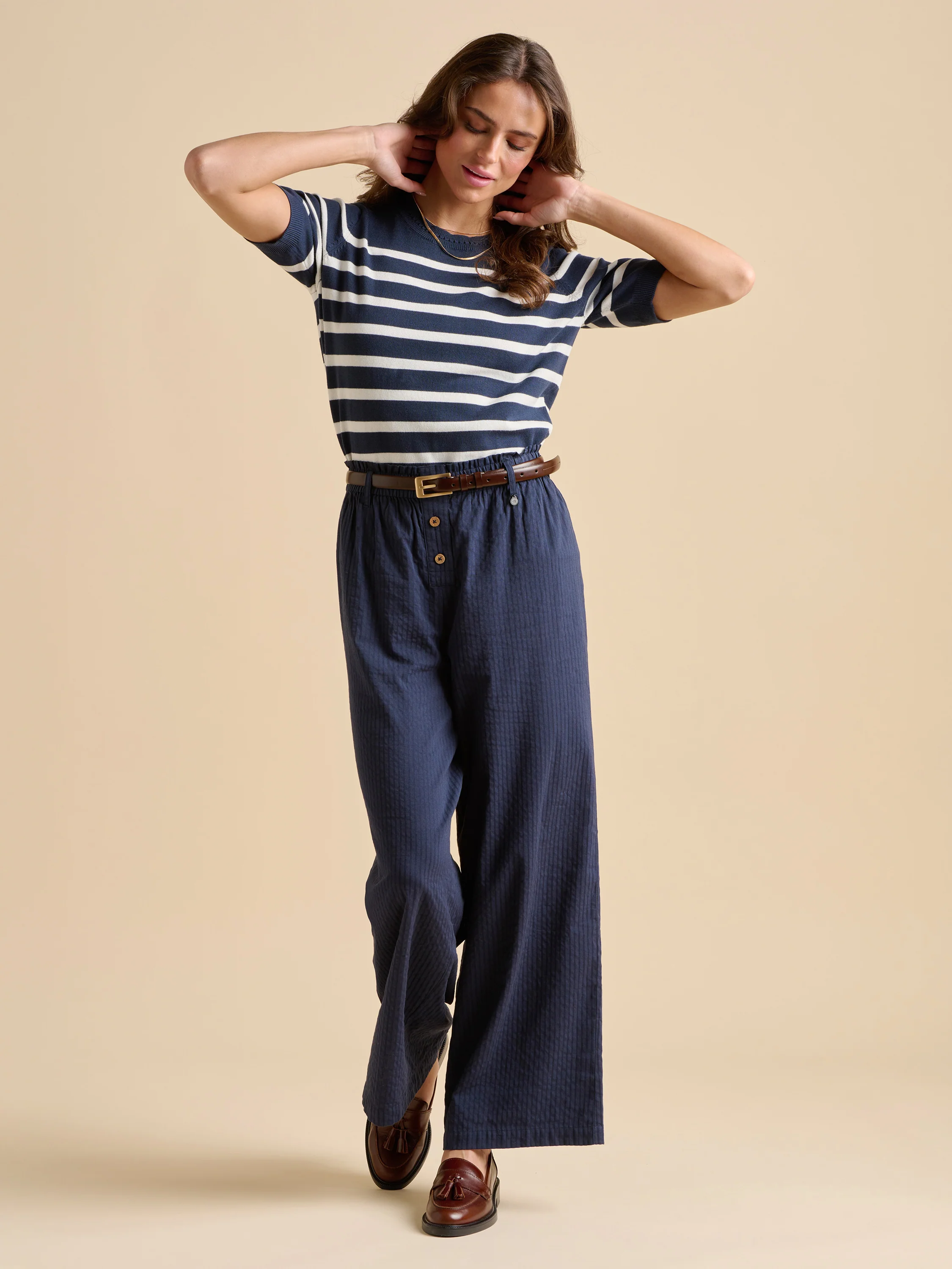 Classic Stripe Knitted Tee