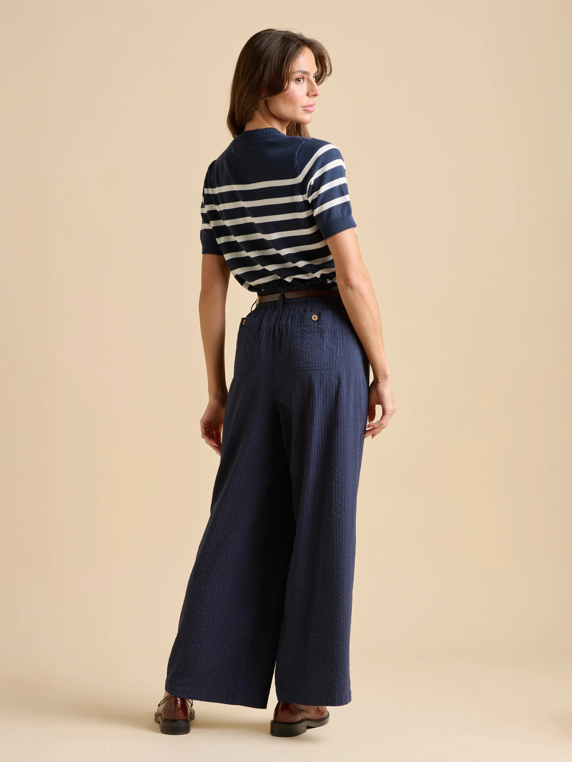 Classic Stripe Knitted Tee - Image 2