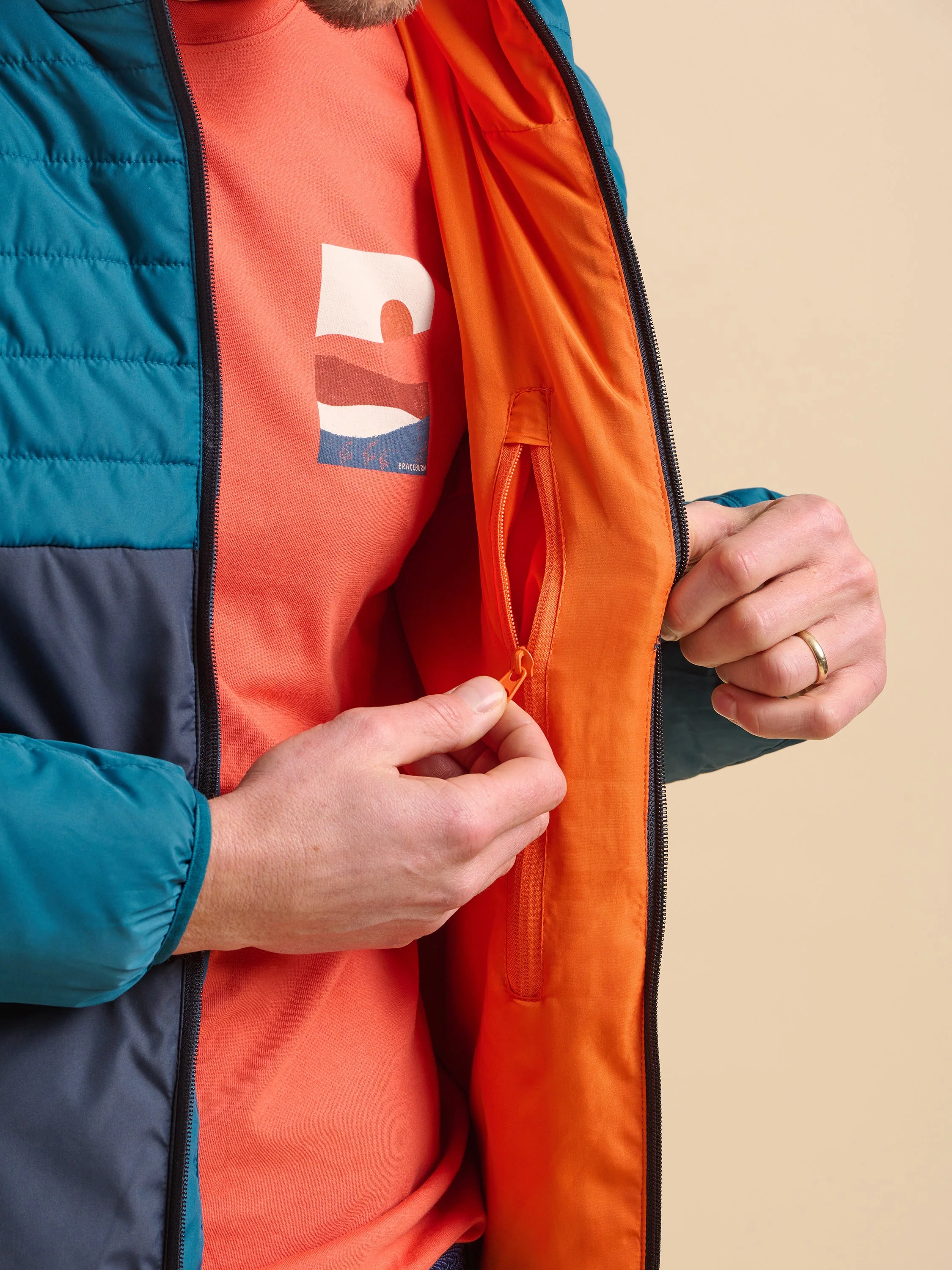 Colour Block Jacket - Image 4