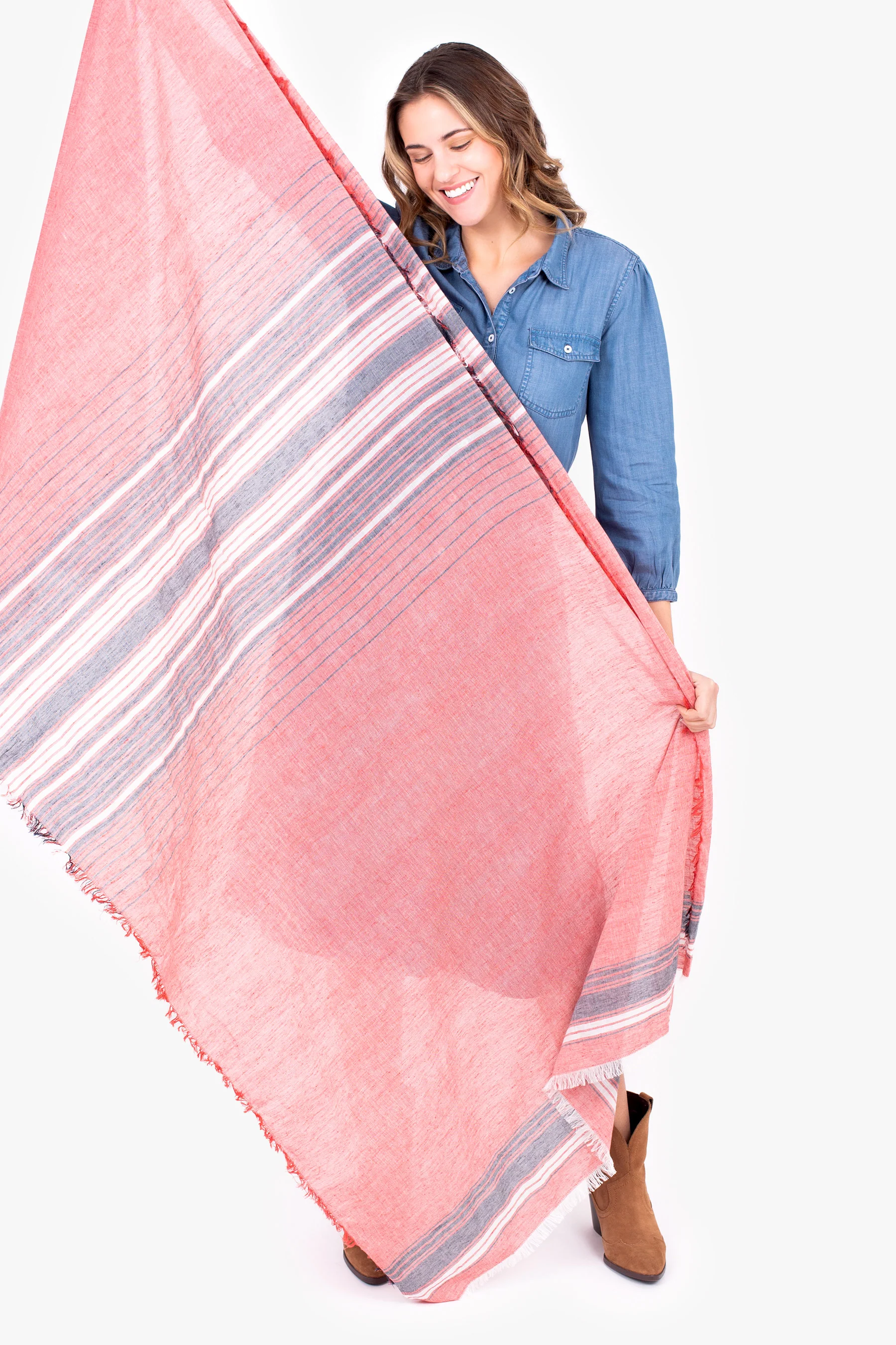 Coral Scarf - Image 3