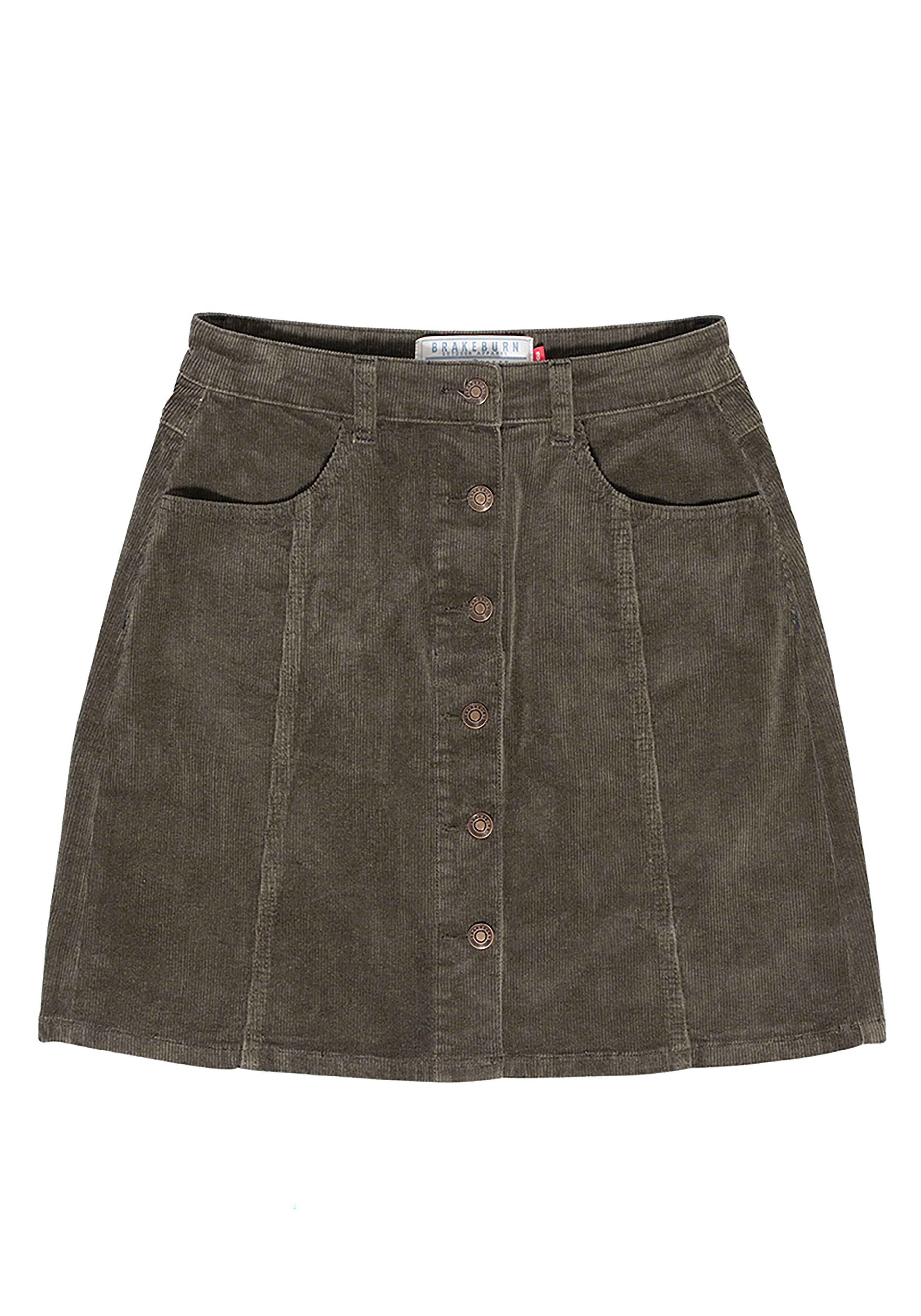 Cord Button Through Skirt - Image 4
