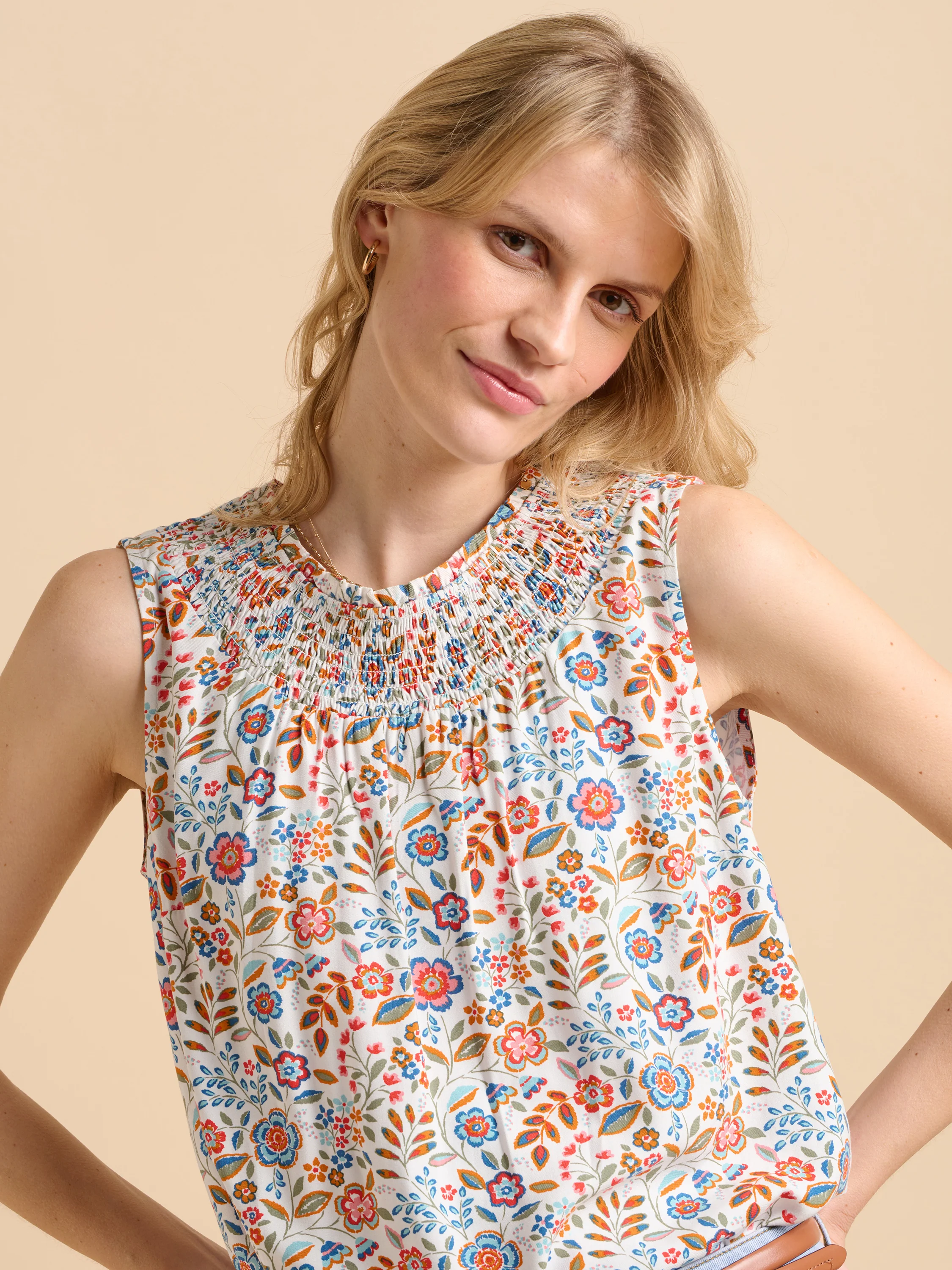 Cream Secret Garden Vest - Image 5