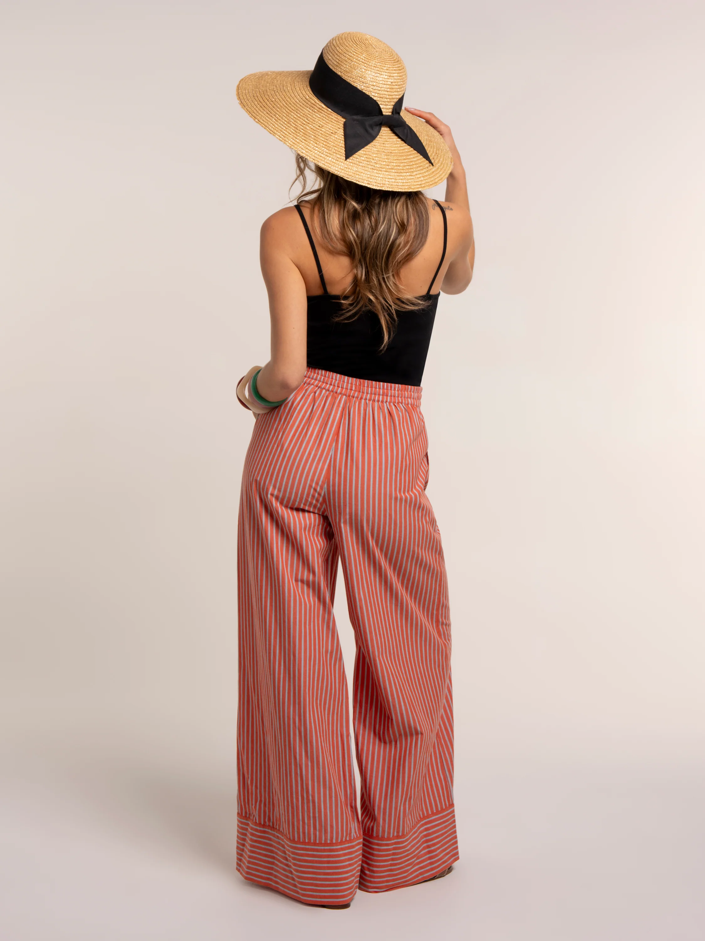 Danna Stripe Wide Leg Beach Pant - Image 4