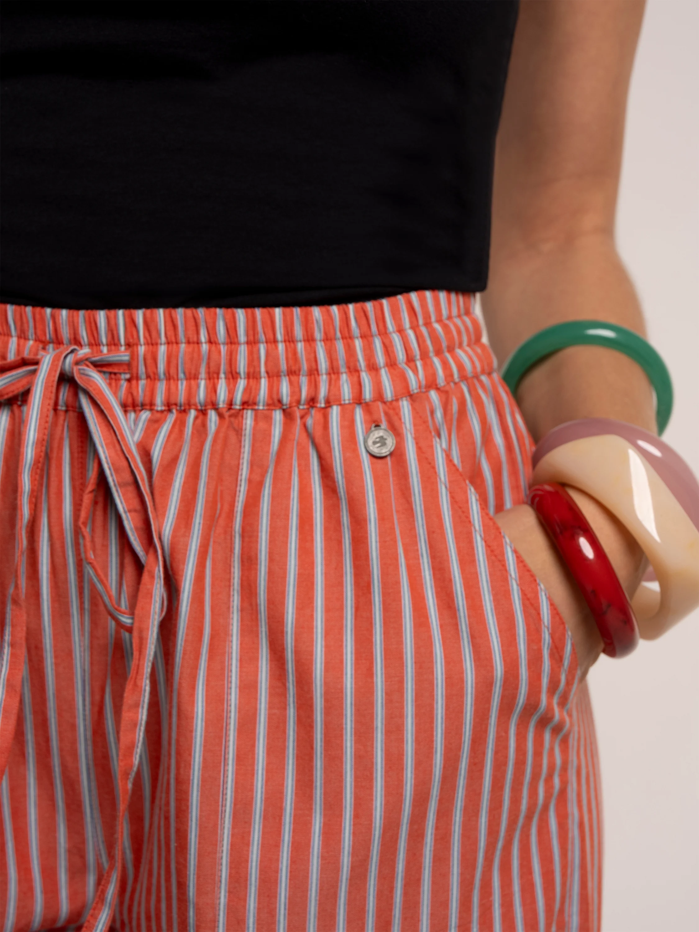 Danna Stripe Wide Leg Beach Pant - Image 5